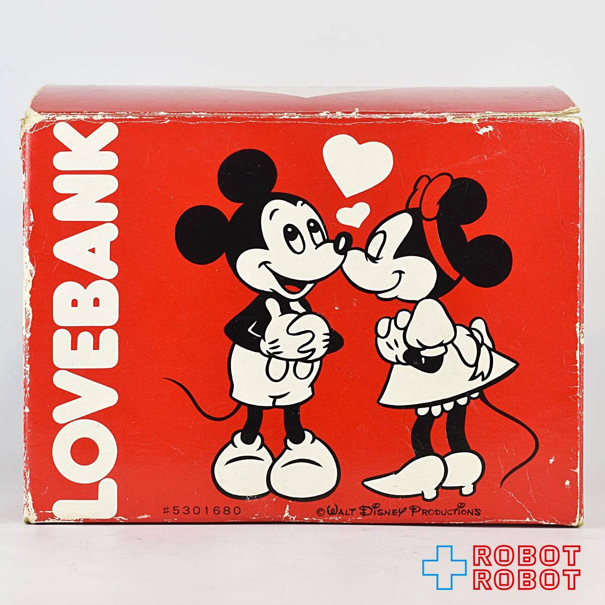 ディズニー ニチテン ミッキー & ミニー ラブバンク 貯金箱 入荷写真