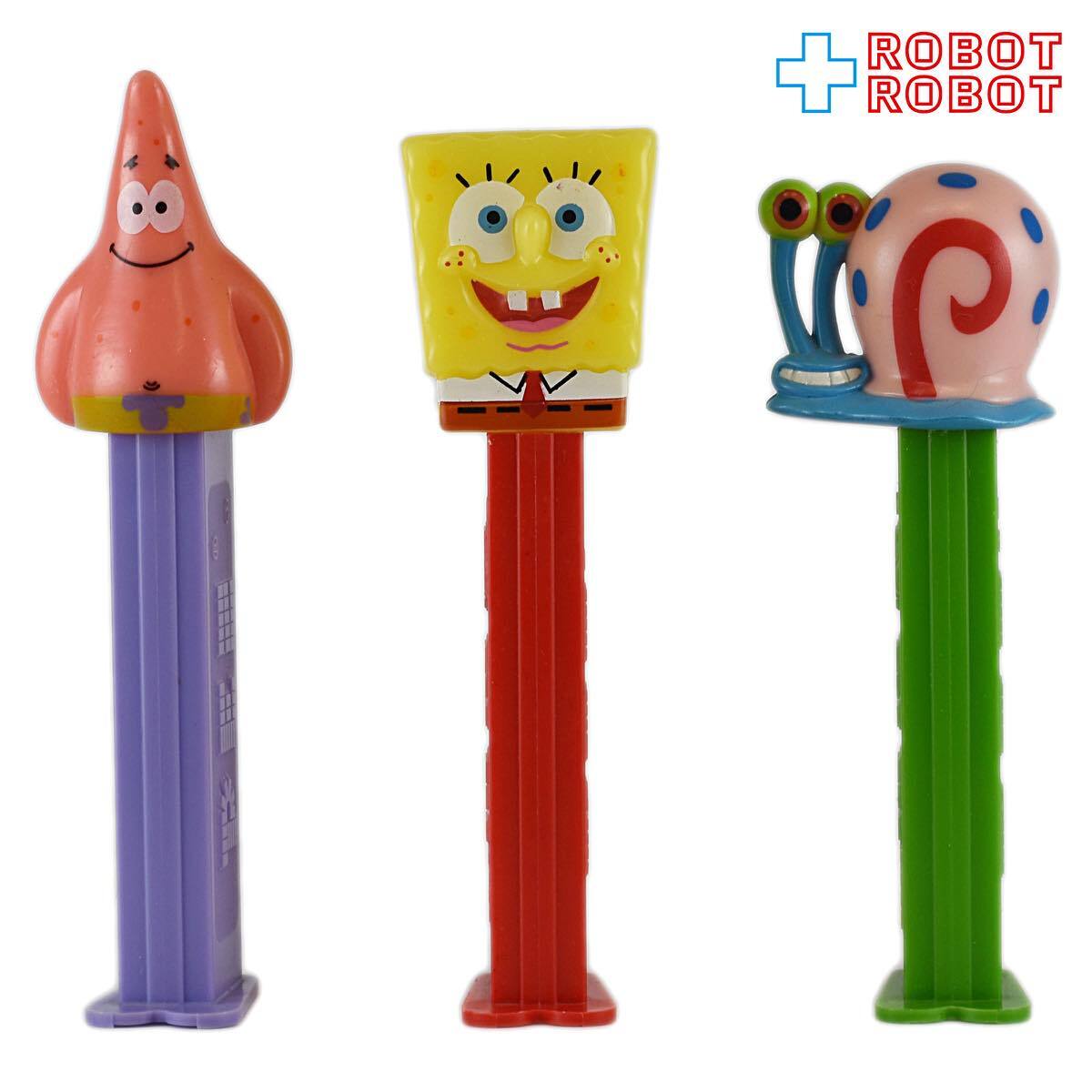 PEZ スポンジ・ボブ 3つセット 入荷写真