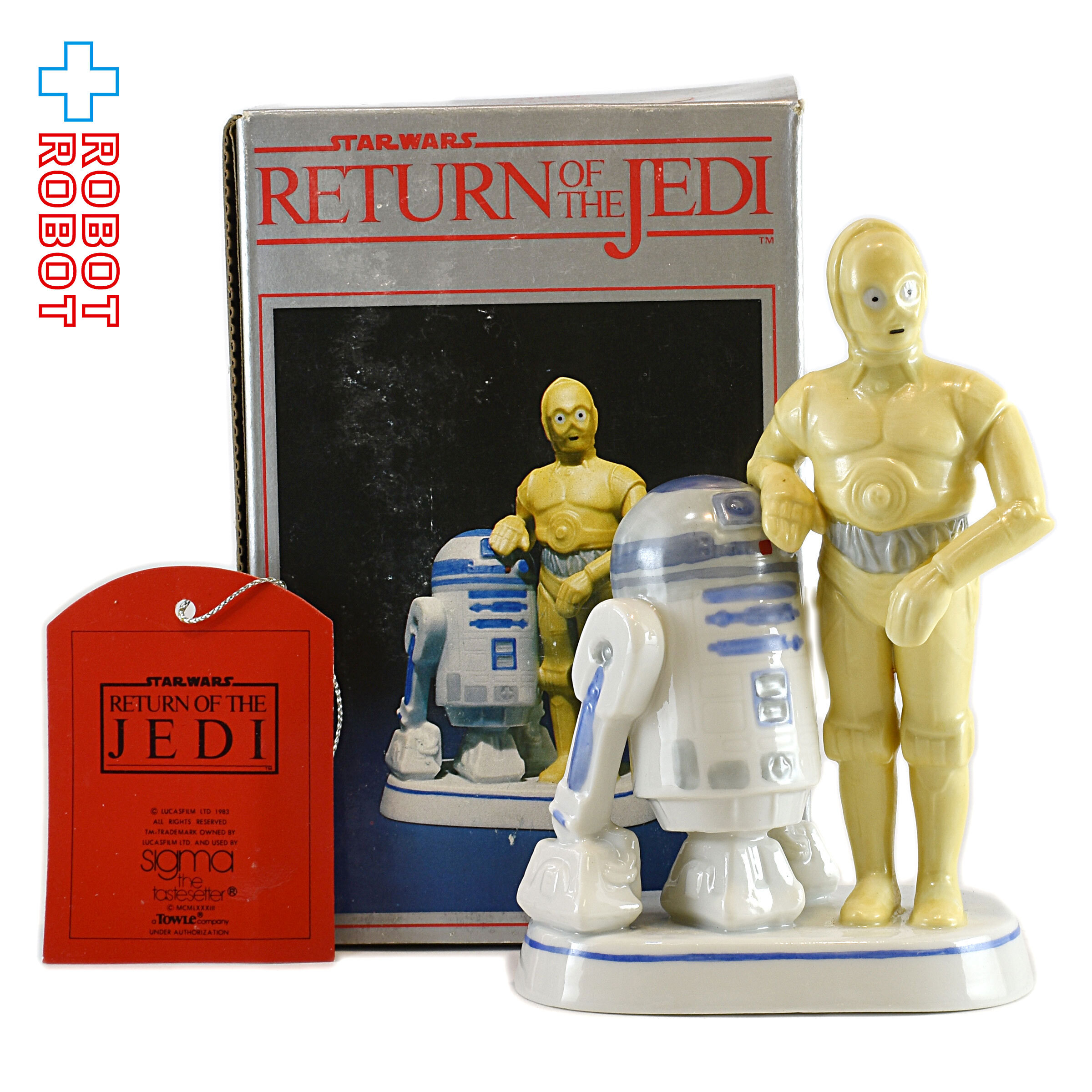 シグマ社 スター・ウォーズ C-3PO & R2-D2 陶器フィギュア 箱付 入荷写真