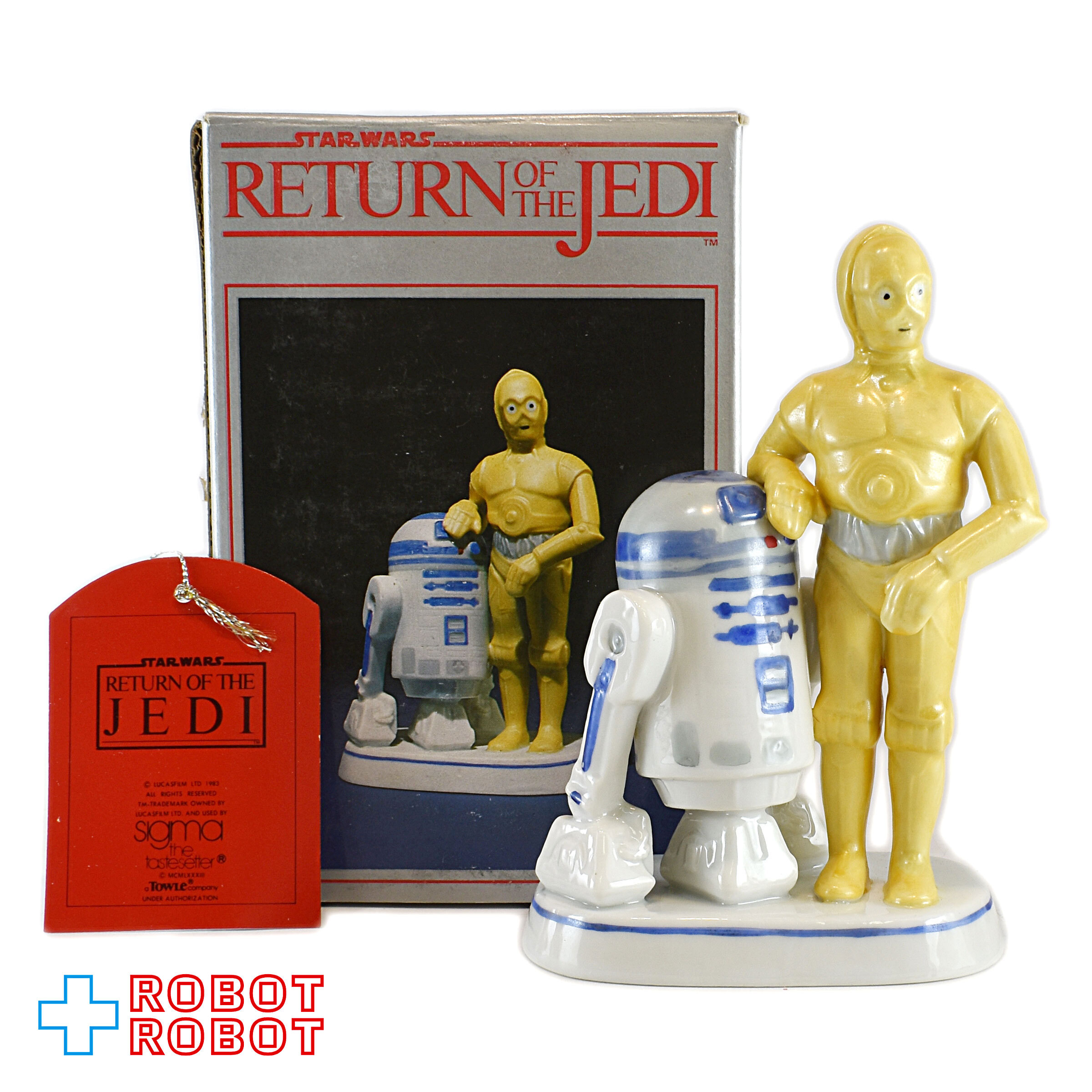 シグマ社 スター・ウォーズ C-3PO & R2-D2 陶器フィギュア 箱付 入荷写真