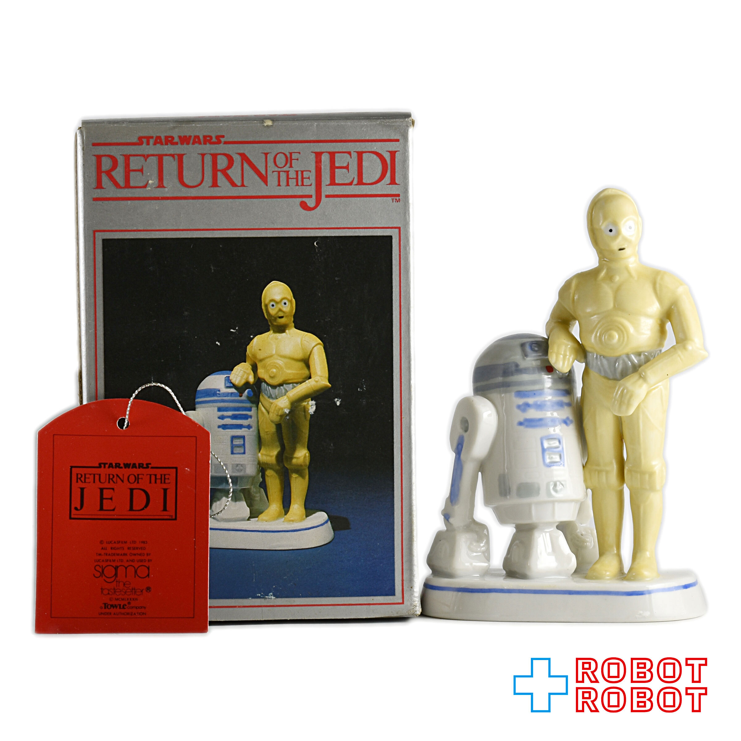 シグマ社 スター・ウォーズ C-3PO & R2-D2 陶器フィギュア 箱付 入荷写真