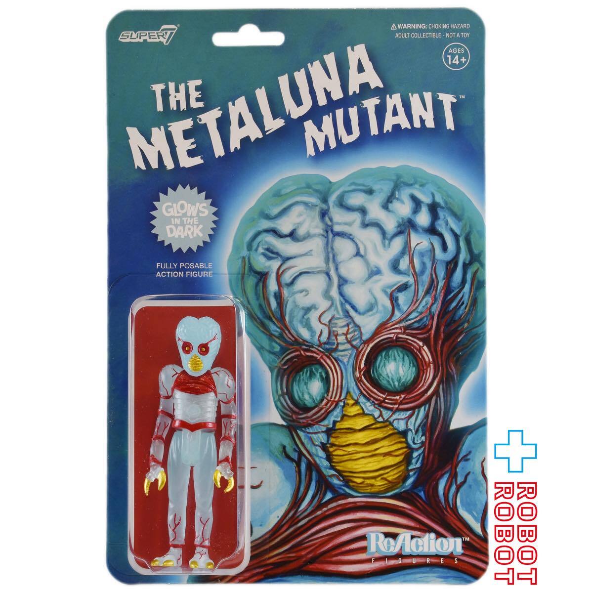スーパー７ リ・アクション ユニバーサルモンスター メタルナミュータント ブルー 蓄光 3.75インチ アクションフィギュア 未開封 入荷写真