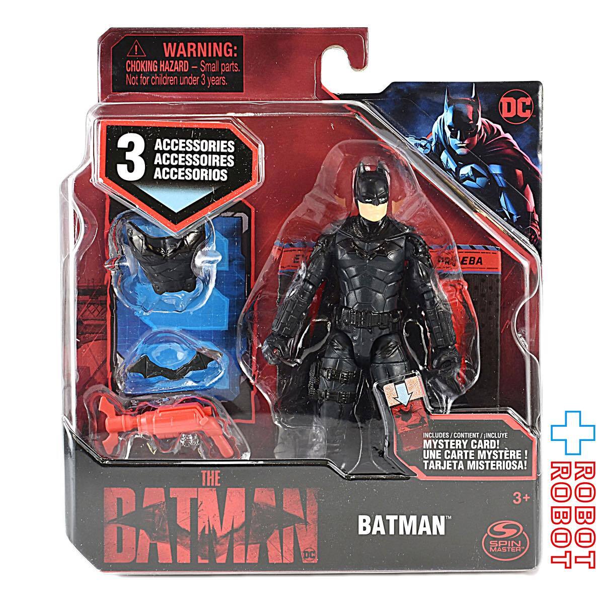 スピンマスター ザ・バットマン バットマン 映画シリーズ 4インチフィギュア 2022 US版 未開封 入荷写真
