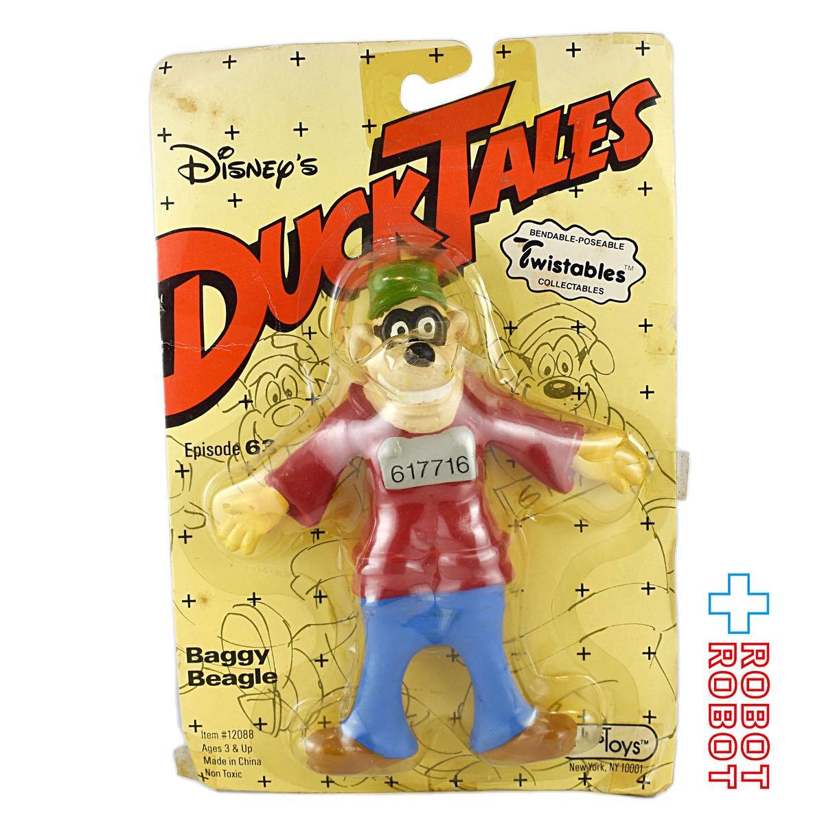 ディズニー わんぱくダック夢冒険 バギー・ビーグル ベンダブルフィギュア 入荷写真