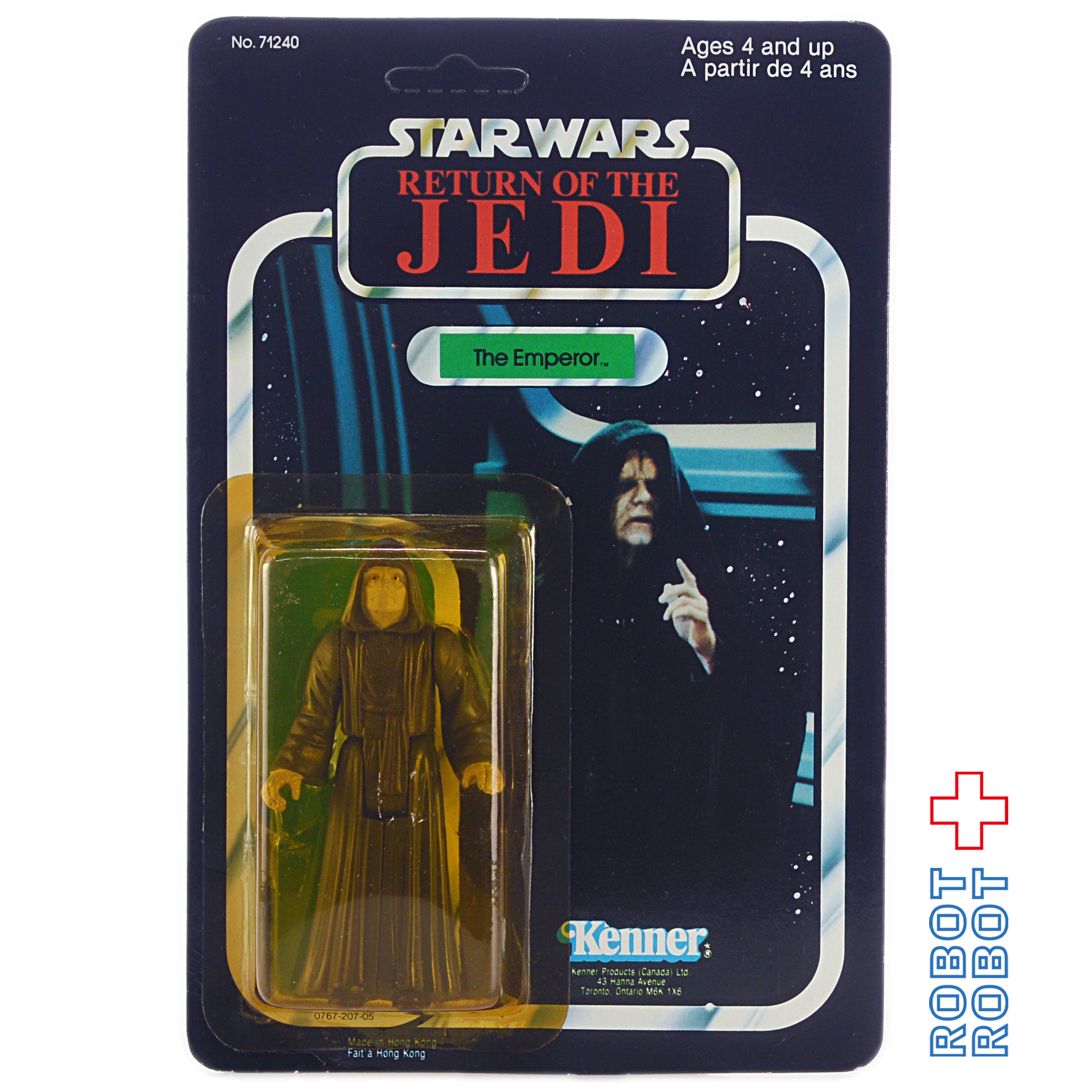オールドケナー スター・ウォーズ ROTJ 77 Back エンペラー アクションフィギュア カナダ版 未開封 入荷写真