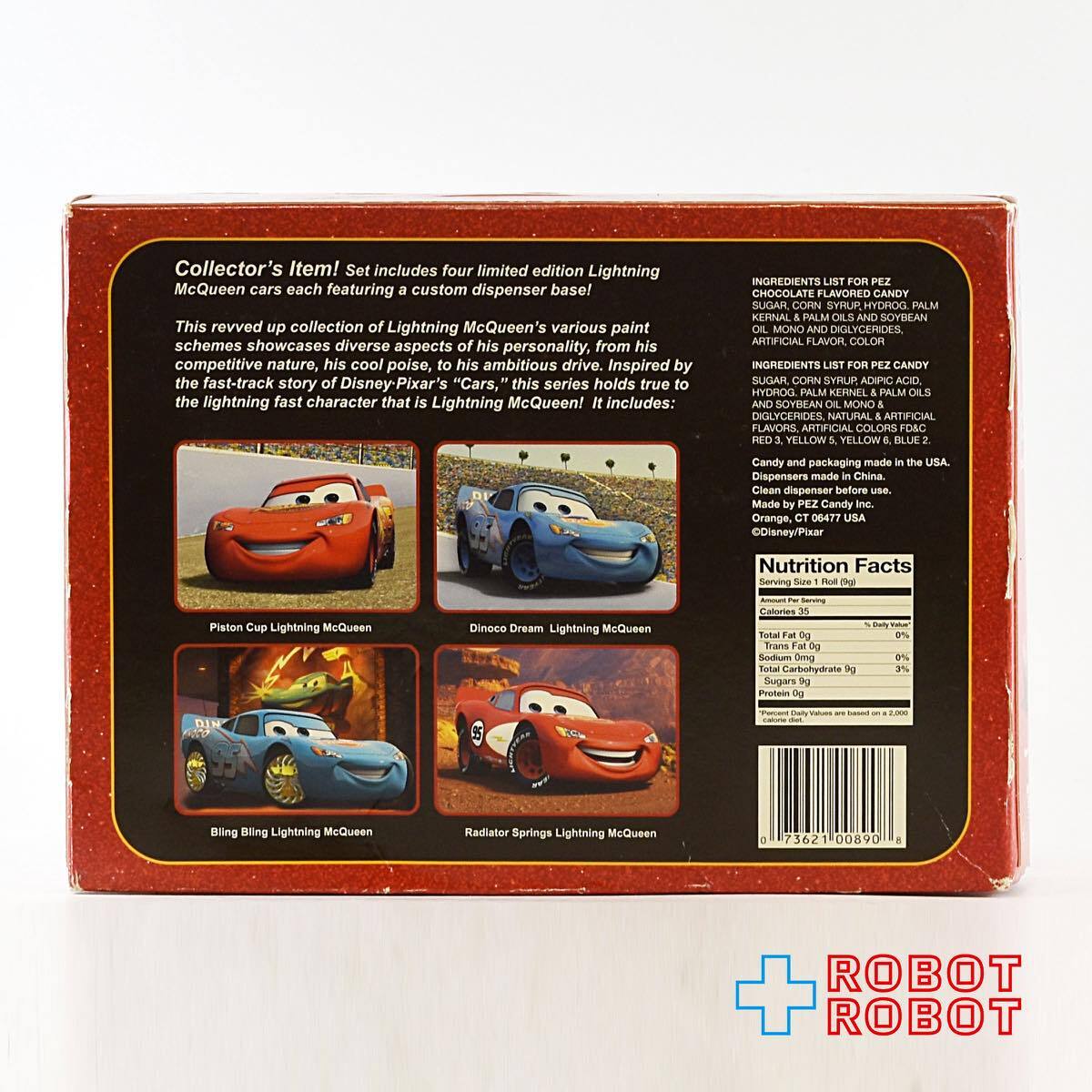 PEZ コレクターズ シリーズ カーズ Cars ４種入りセット 箱入 未開封 入荷写真