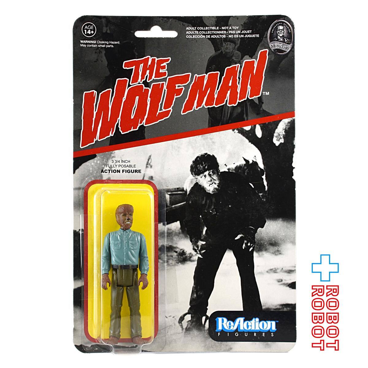 リ・アクション 3.75インチ・アクションフィギュア ユニバーサル・モンスター シリーズ1 狼男 入荷写真