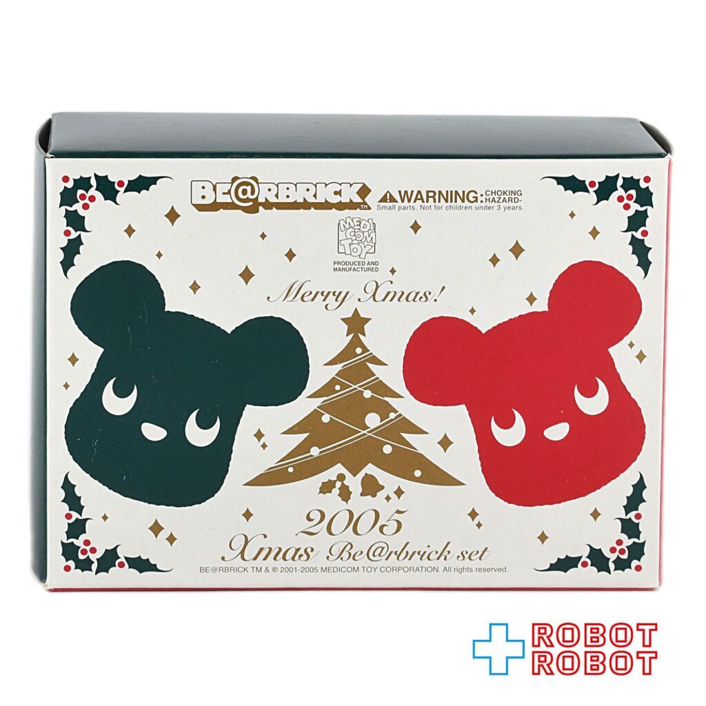 メディコム BE@RBRICK 100％ ベアブリック 2005 クリスマス 2体セット 入荷写真