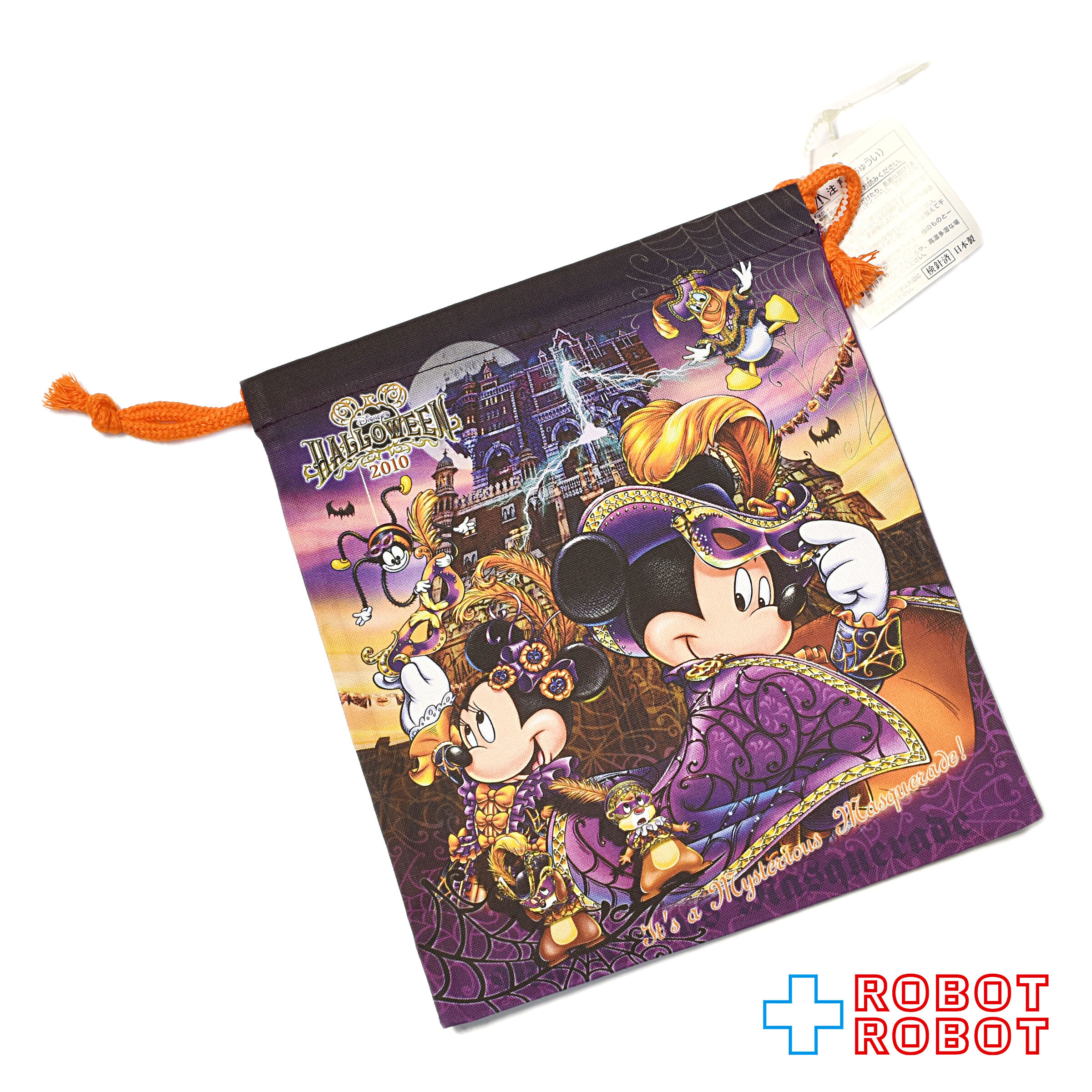 TDR 東京ディズニーシー 2010 ディズニー・ハロウィーン ミステリアス・マスカレード 巾着 入荷写真