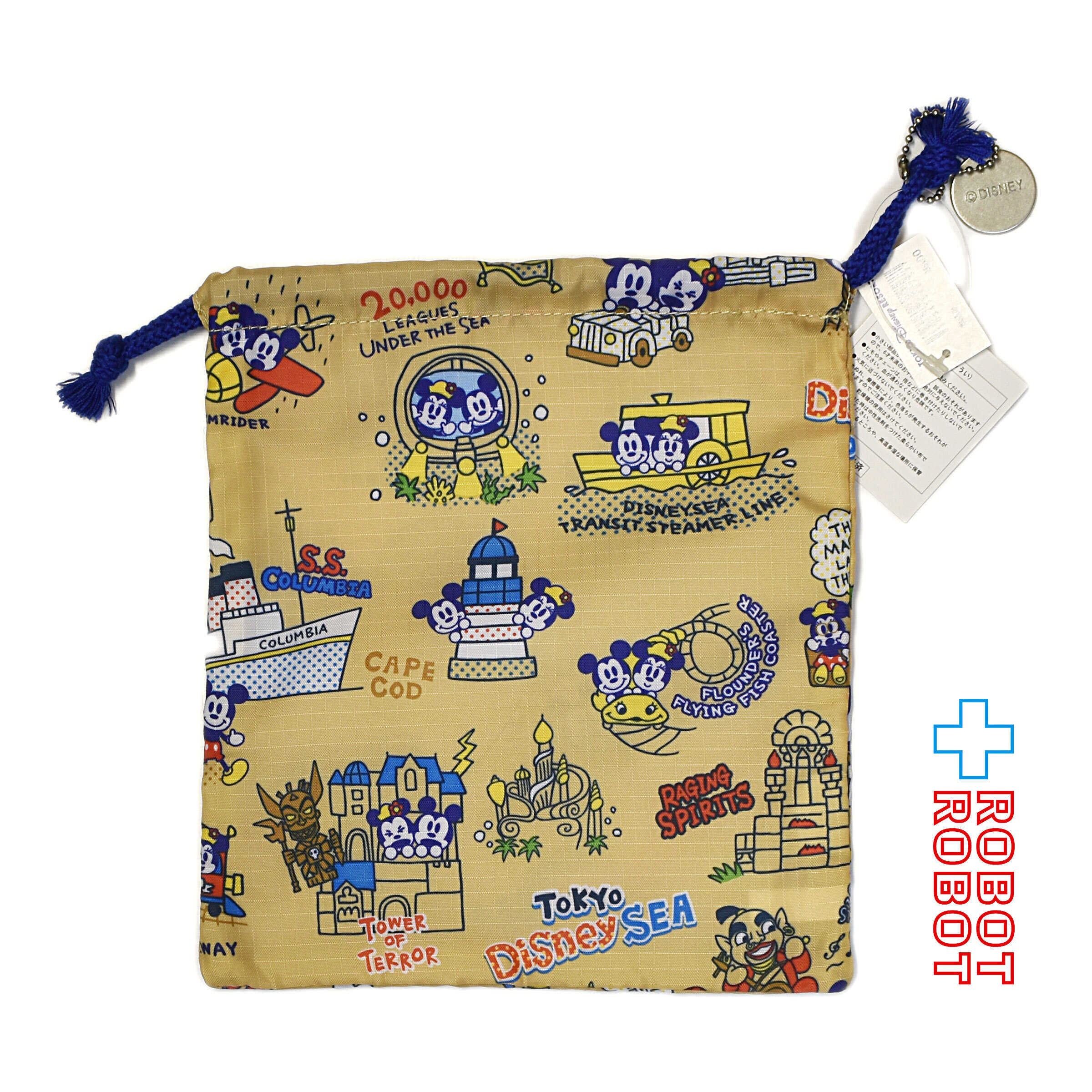 TDR 東京ディズニーシー 総柄 巾着 入荷写真