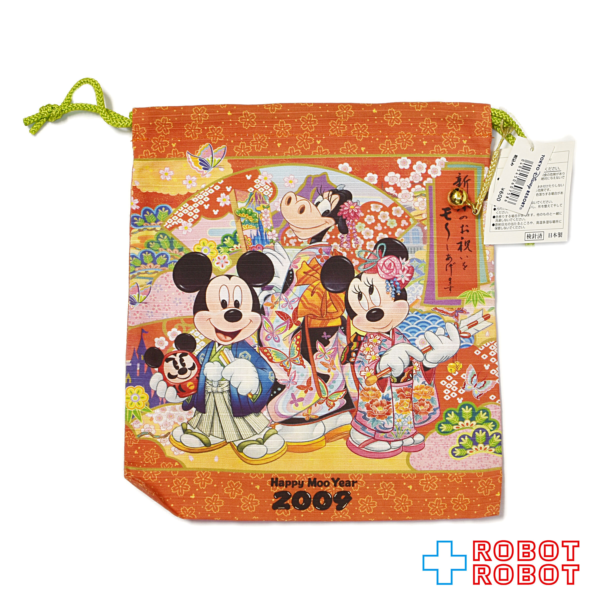 TDR 東京ディズニーランド 2009 ニューイヤーズ 巾着 入荷写真