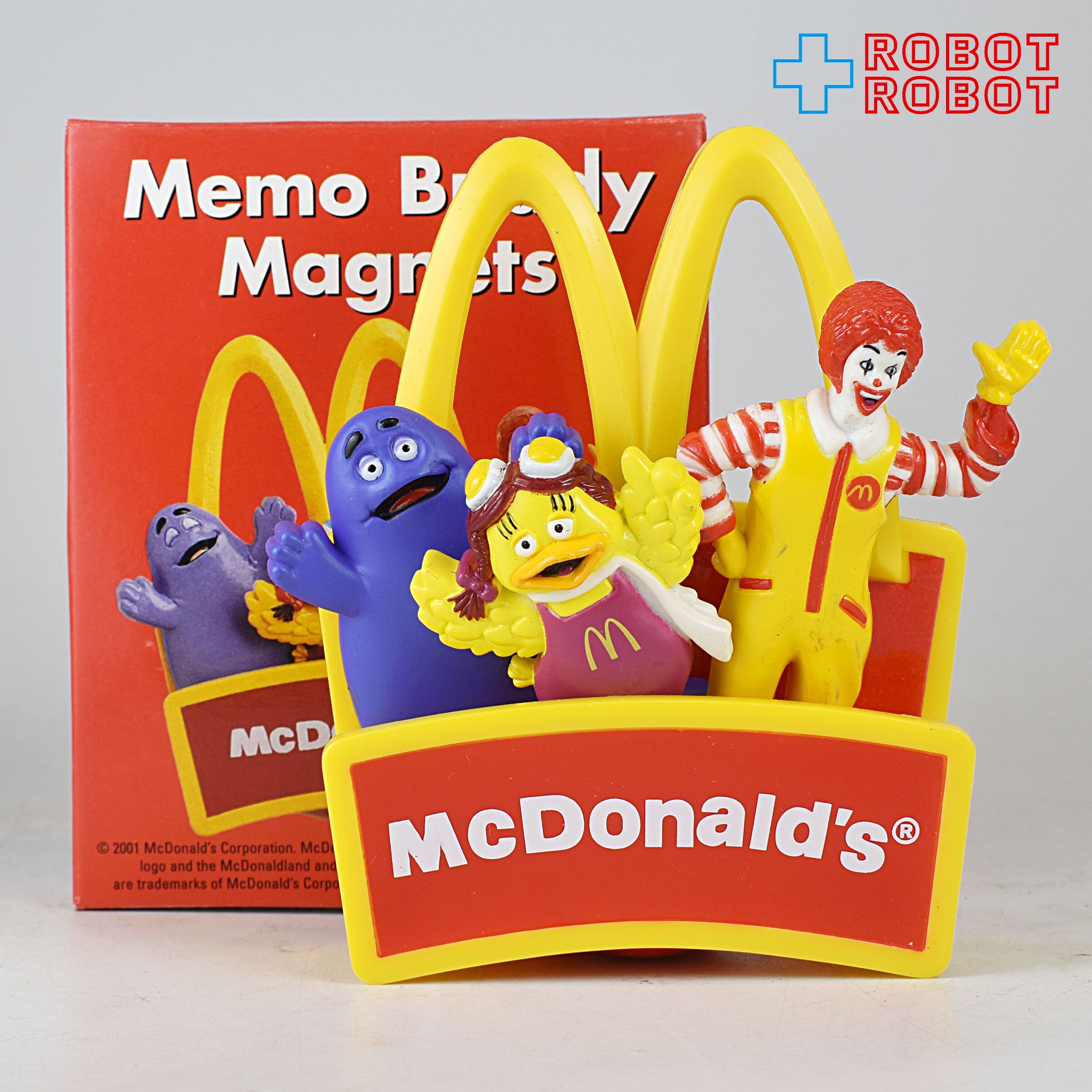 マクドナルド メモ バディー マグネット セット 箱入り ※パッケージダメージ 企業物 入荷写真