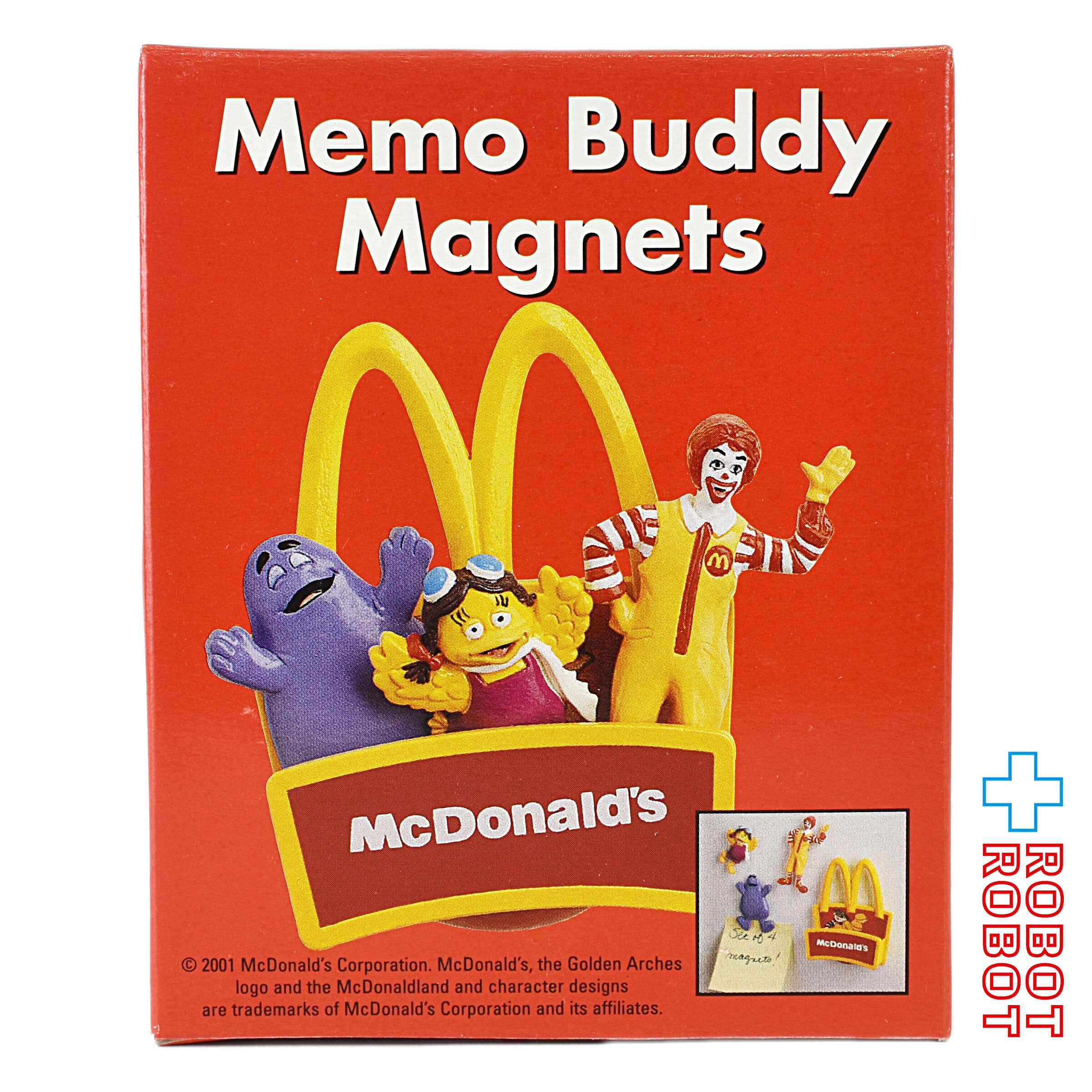 マクドナルド メモ バディー マグネット セット 箱入り ※パッケージダメージ 企業物 入荷写真