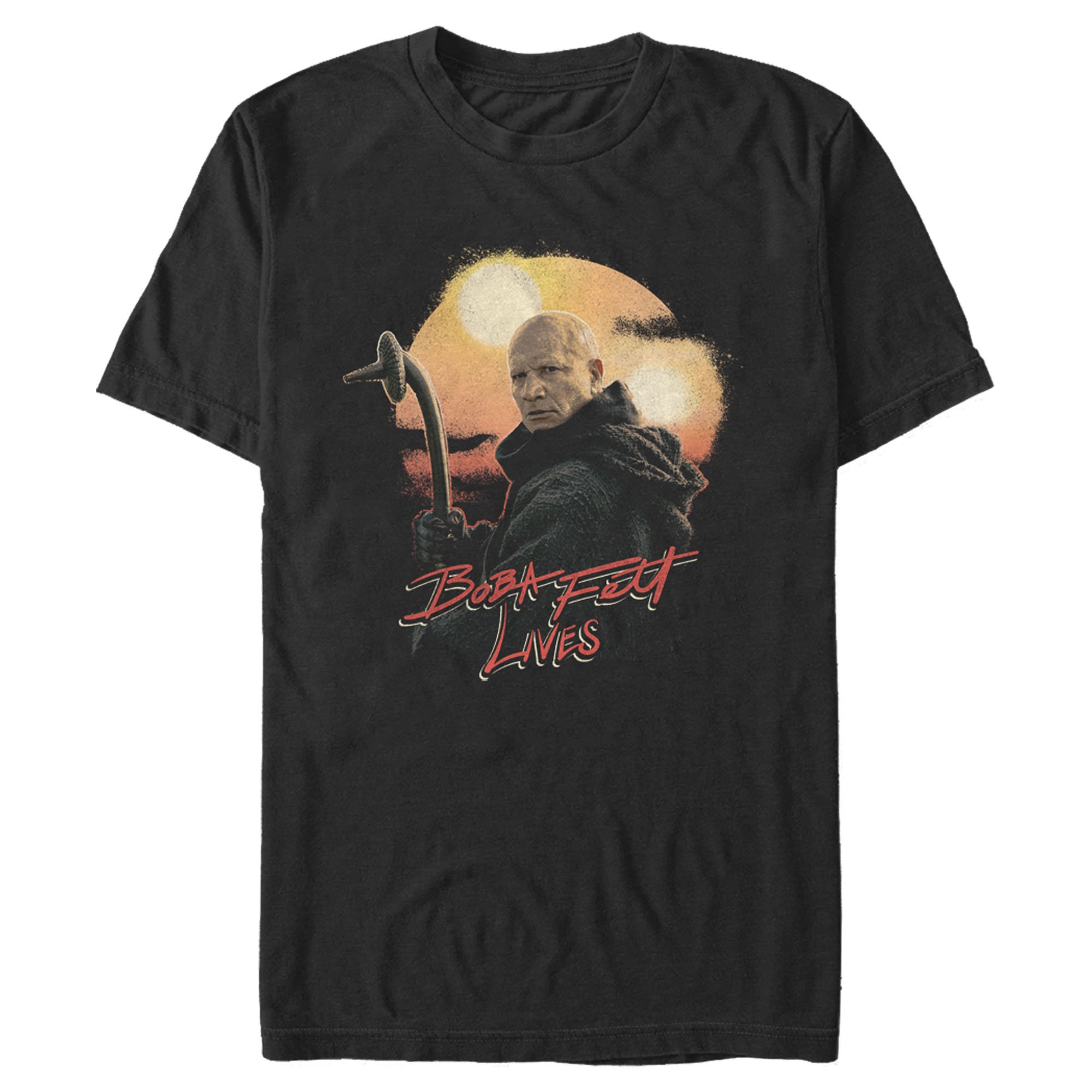 スター・ウォーズ Tシャツ Star Wars The Mandalorian Boba Fett Lives Black 入荷写真