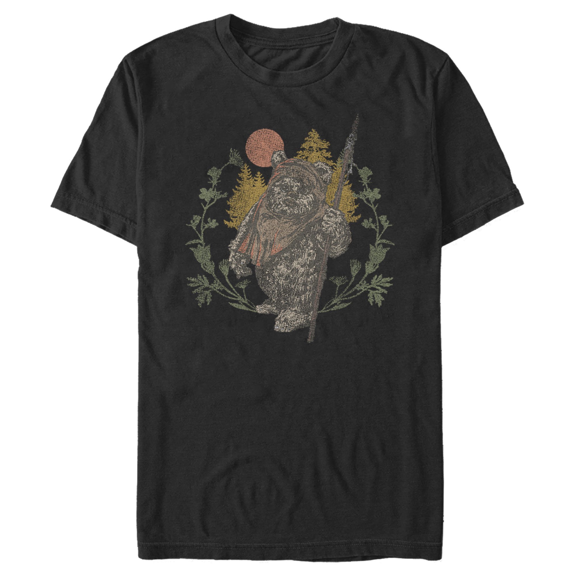 スター・ウォーズ Tシャツ Star Wars Ewok Forest Walk Black 入荷写真