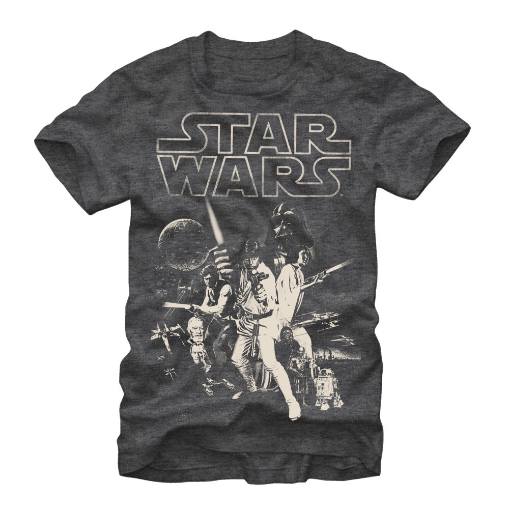 スター・ウォーズ Tシャツ Star Wars Classic Poster Charcoal Heather 入荷写真