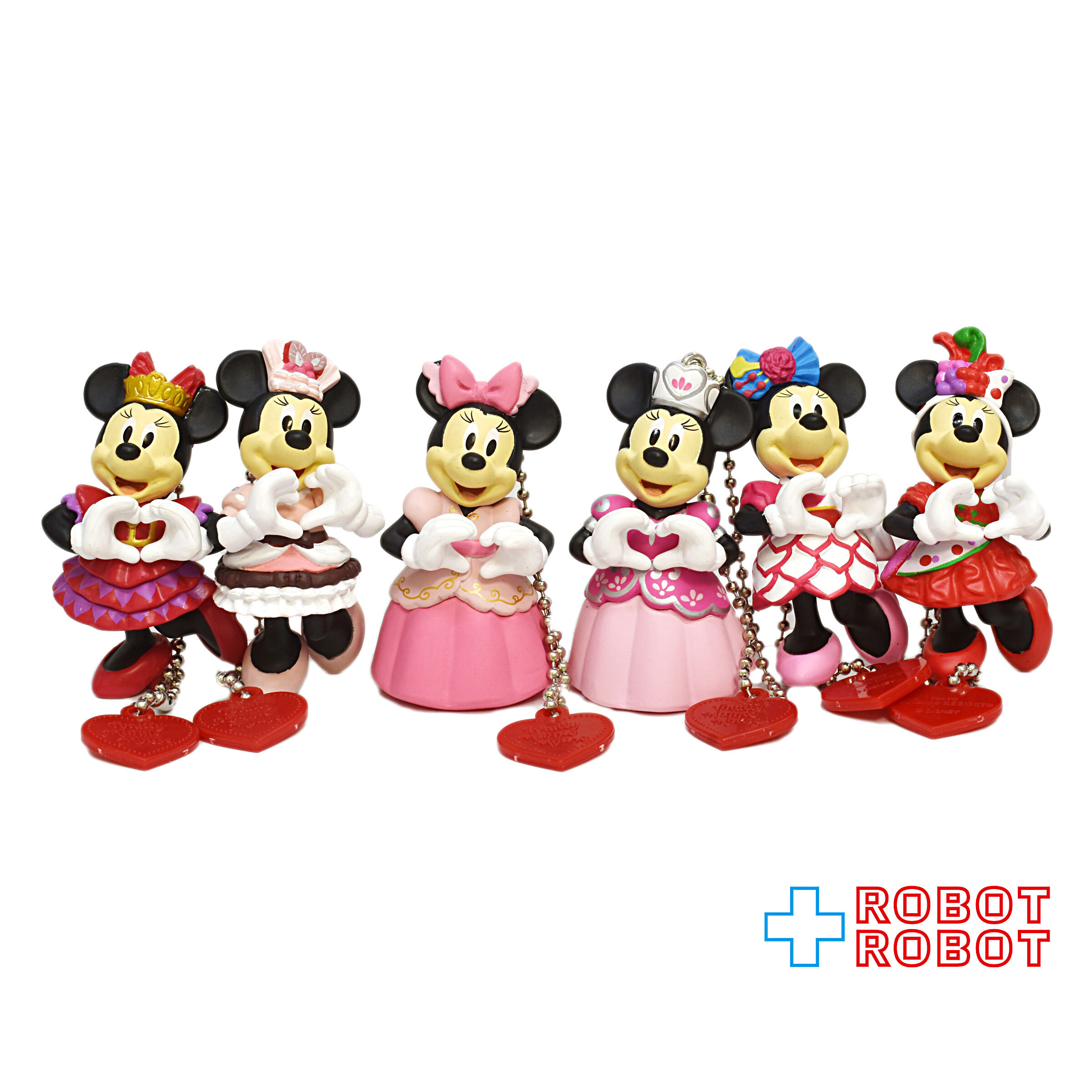 TDR 東京ディズニーリゾート トータリー・ミニーマウス フィギュアキーチェーン 全6種セット 入荷写真
