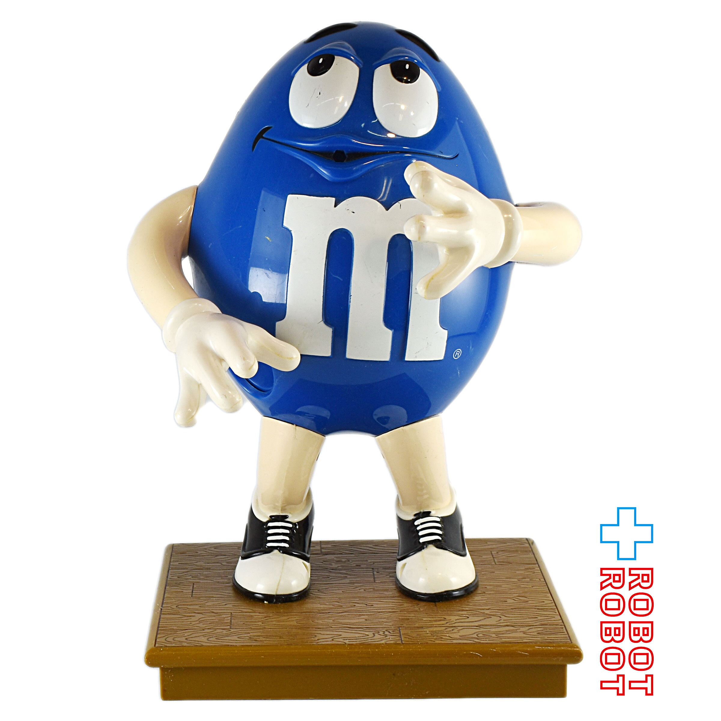 M&M's ディスペンサー ブルー サックスプレイヤー ※難あり 企業物 入荷写真