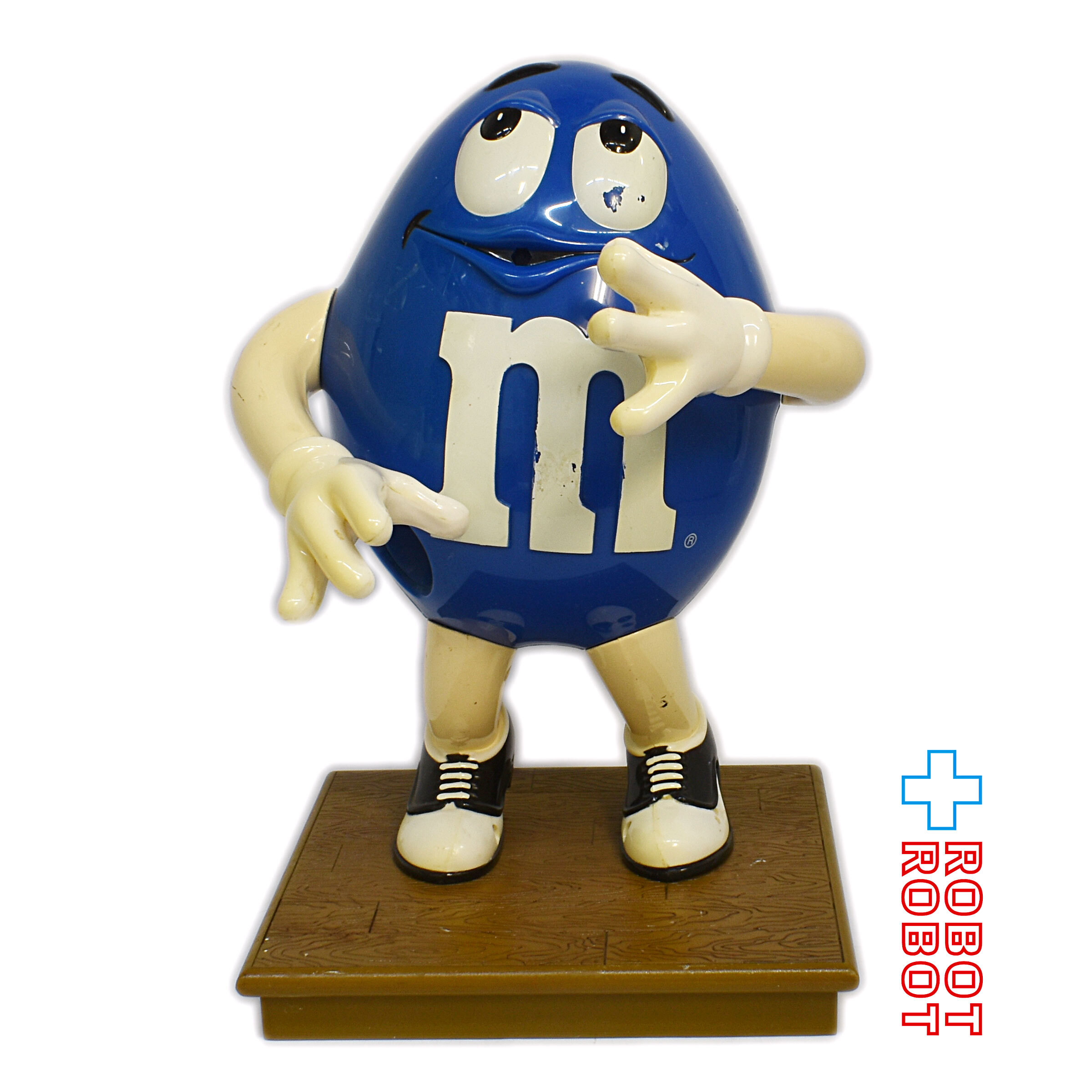 M&M's ディスペンサー ブルー サックスプレイヤー ※難あり 企業物 入荷写真