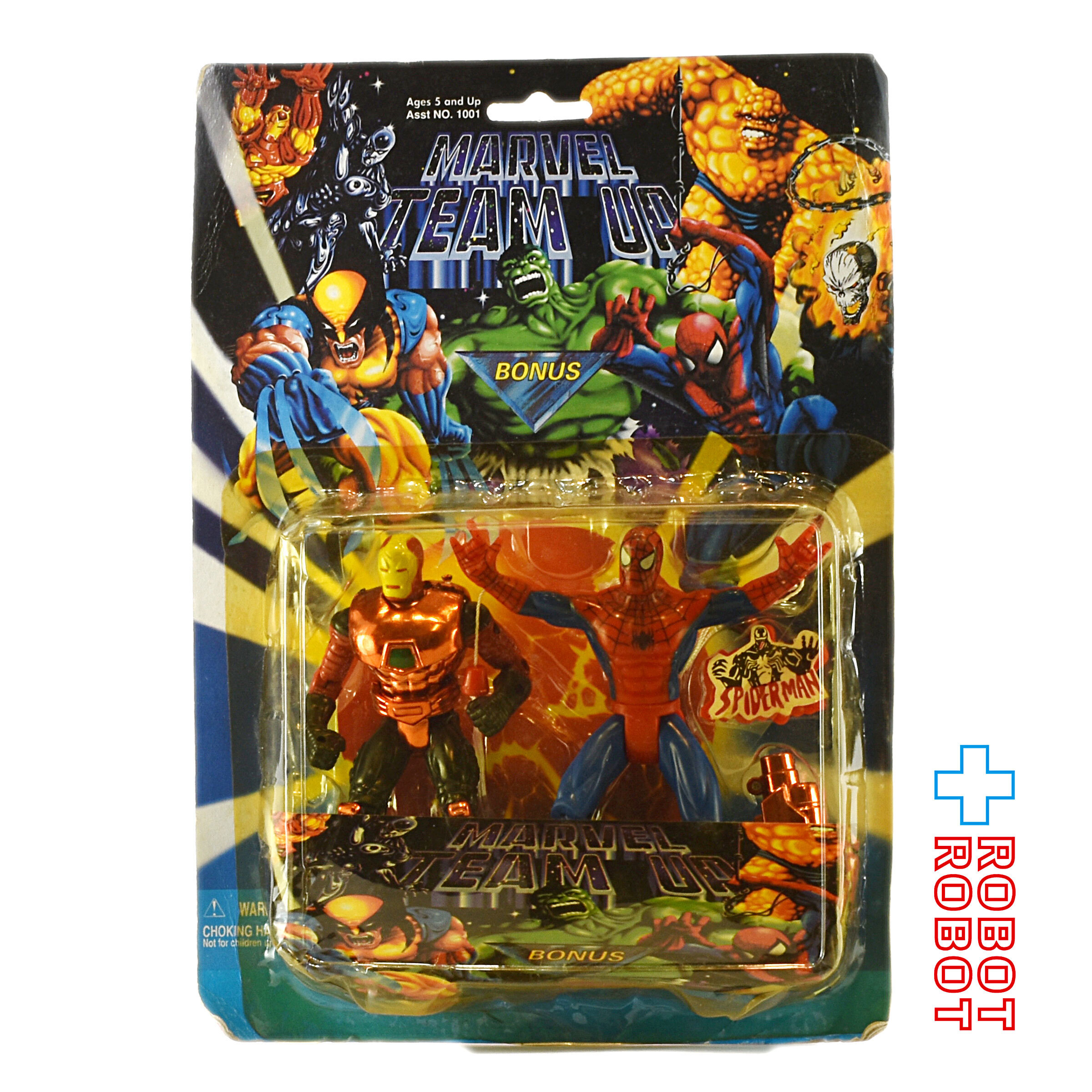 マーベルチームアップ スパイダーマン VS アイアンマン アクションフィギュア (メーカー不明) 入荷写真