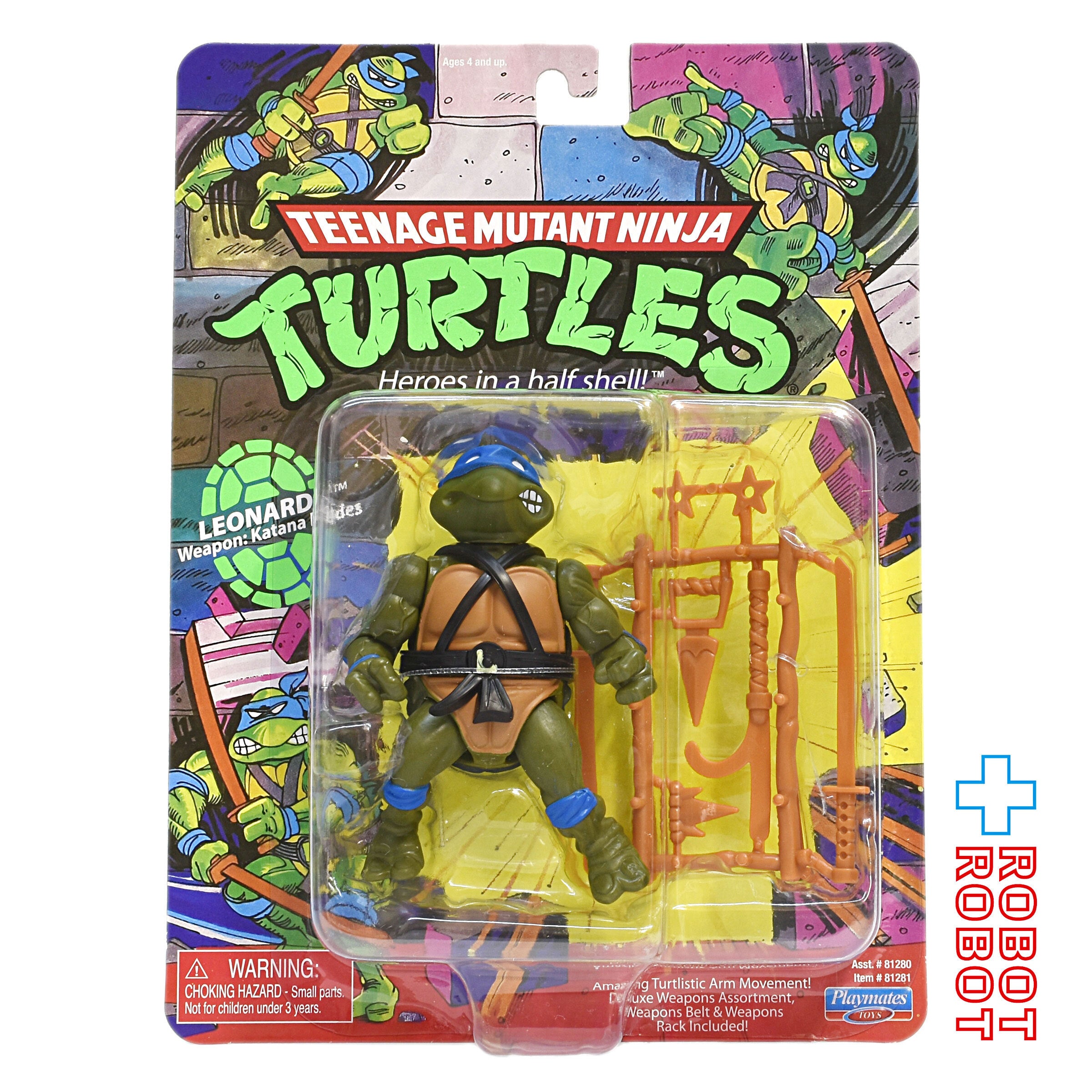 プレイメイツ タートルズ TMNT クラシック・レオナルド アクションフィギュア 入荷写真