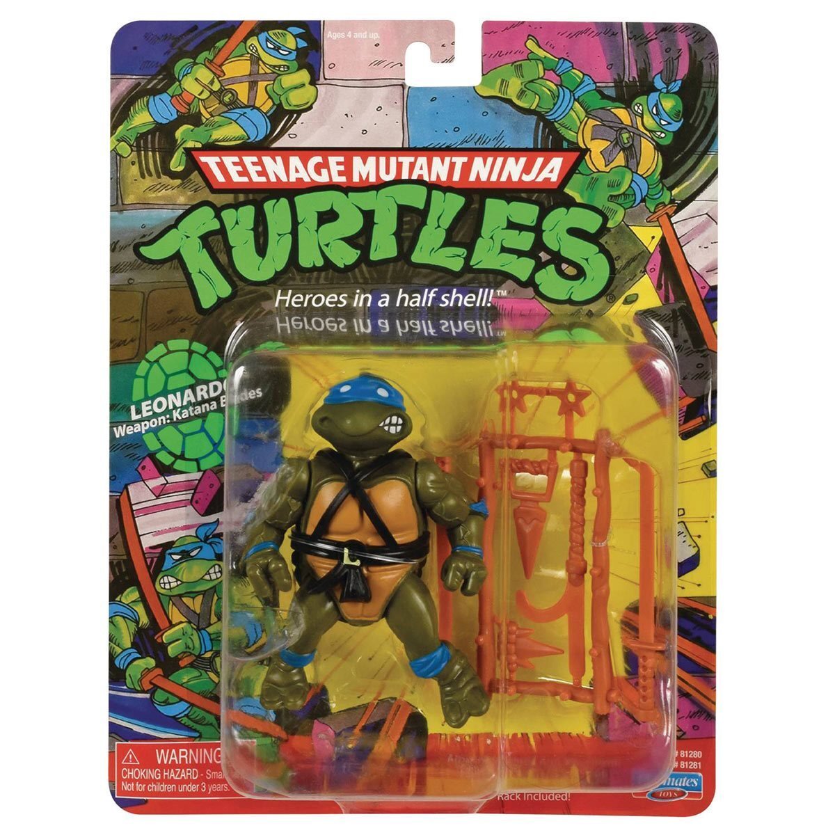プレイメイツ タートルズ TMNT クラシック・レオナルド アクションフィギュア 入荷写真