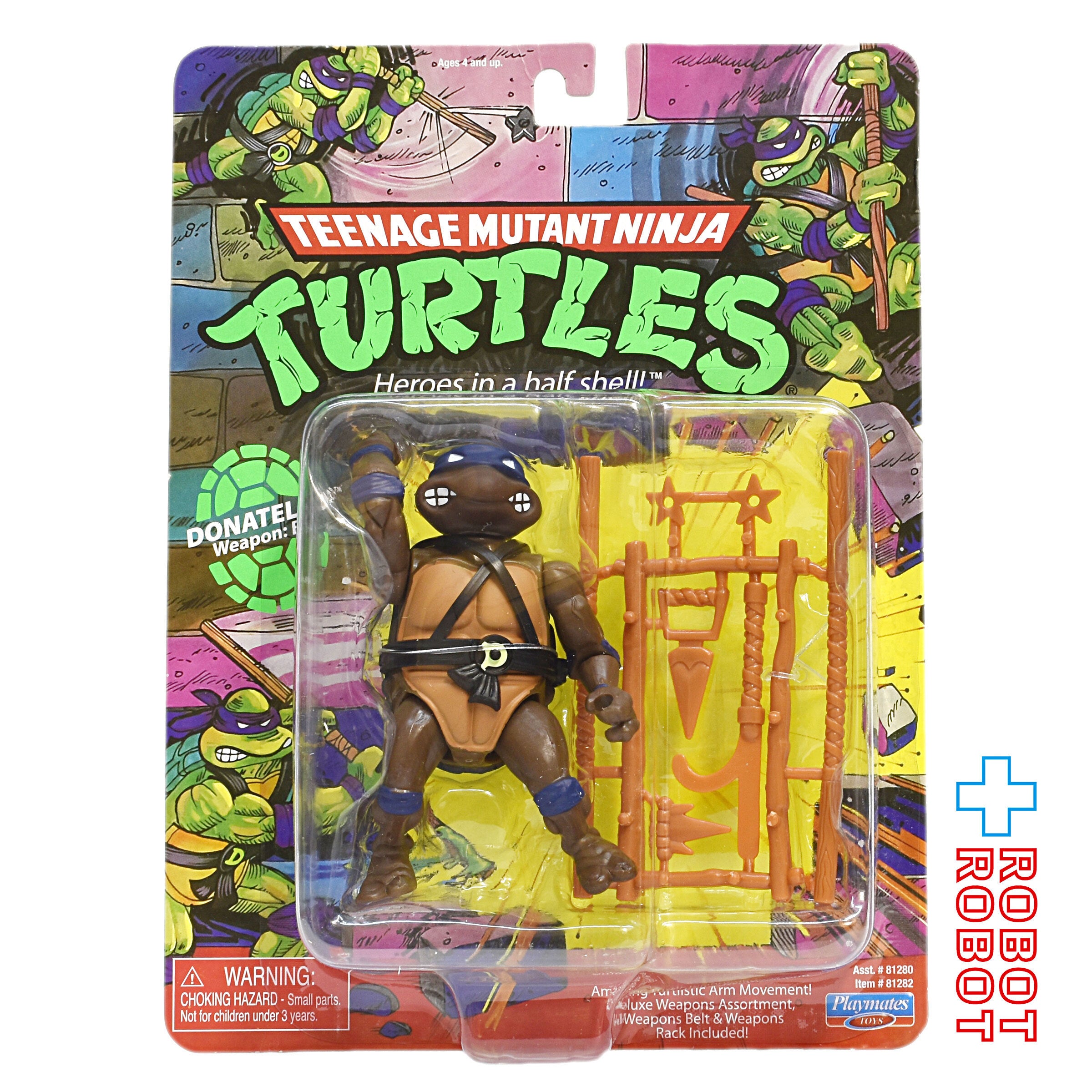 プレイメイツ タートルズ TMNT クラシック・ドナテロ アクションフィギュア 入荷写真