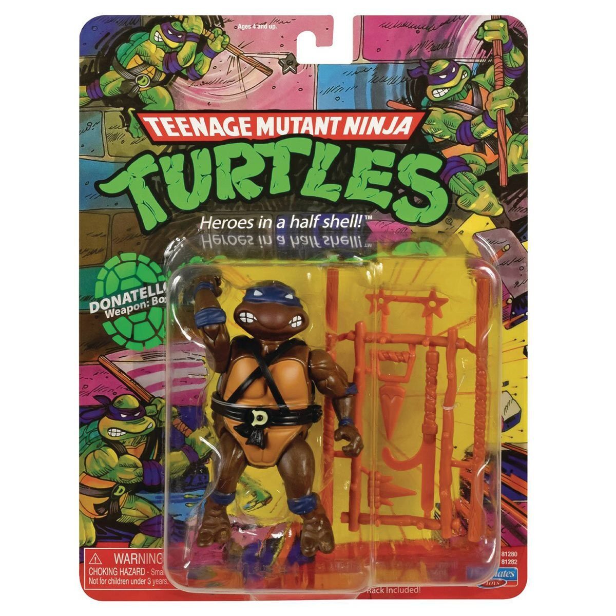 プレイメイツ タートルズ TMNT クラシック・ドナテロ アクションフィギュア 入荷写真