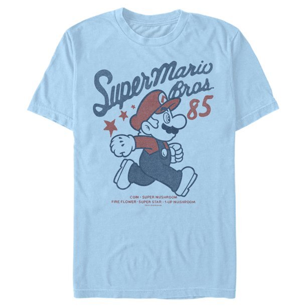 ニンテンドー Tシャツ Nintendo Big Character Rewind スーパーマリオ 85 入荷写真