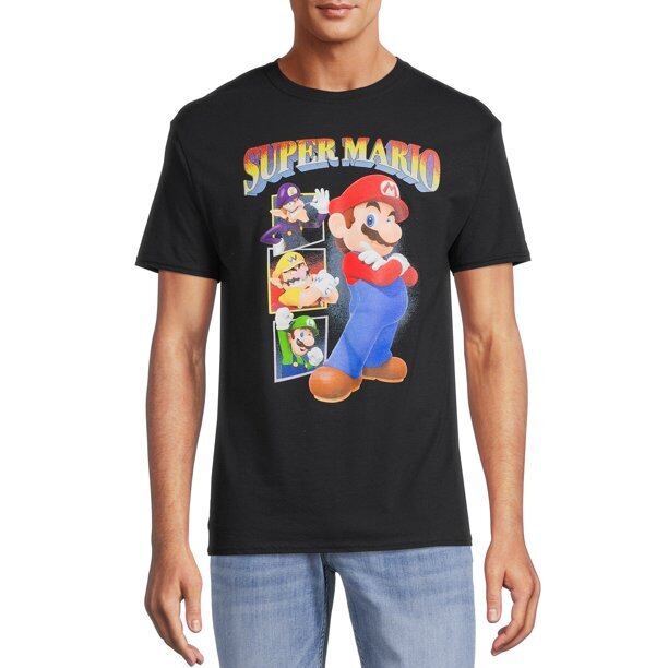 ニンテンドー Tシャツ Nintendo Super Mario スーパーマリオ腕組 入荷写真