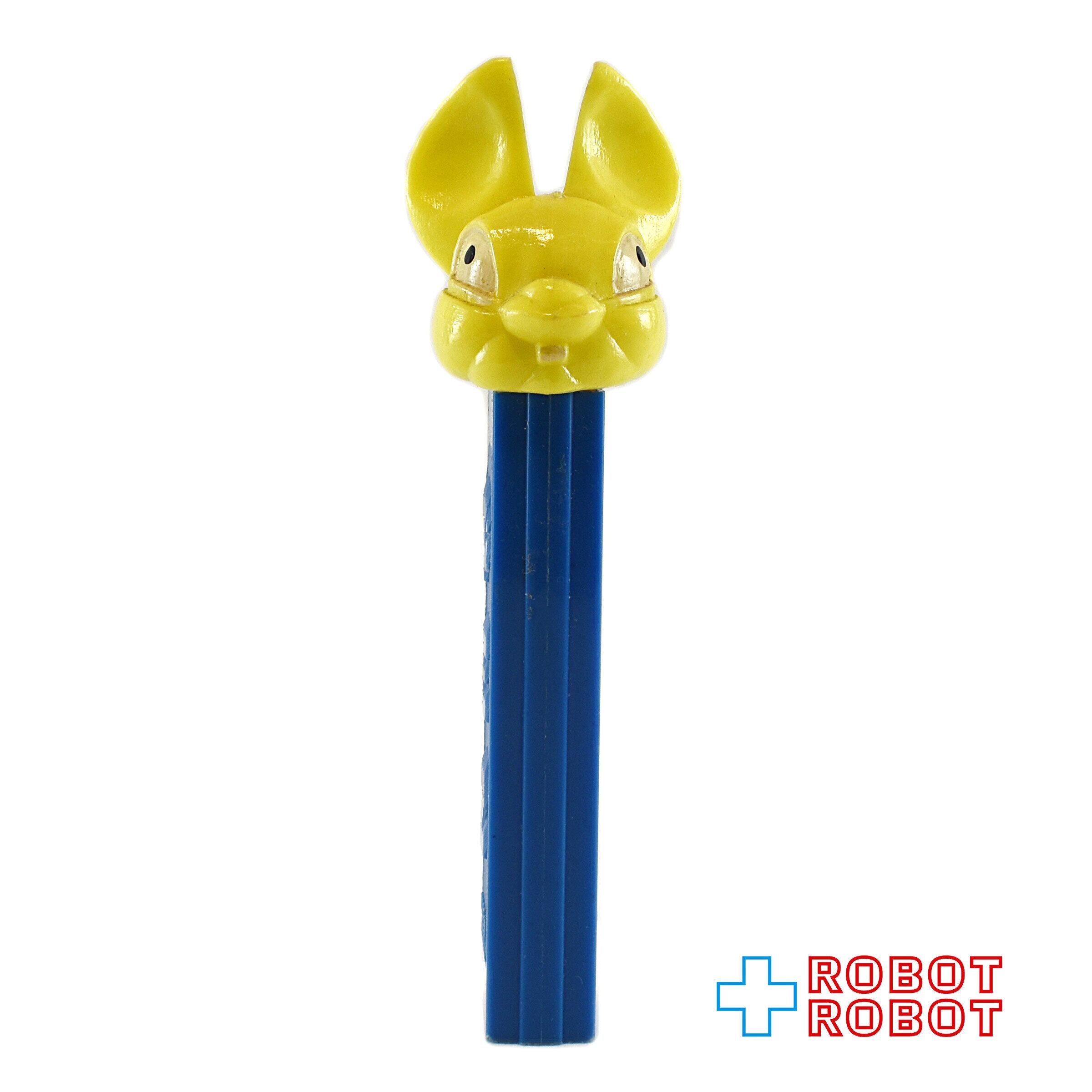 PEZ ファット・イヤー・バニー 黄色 足なし 青ステム 入荷写真