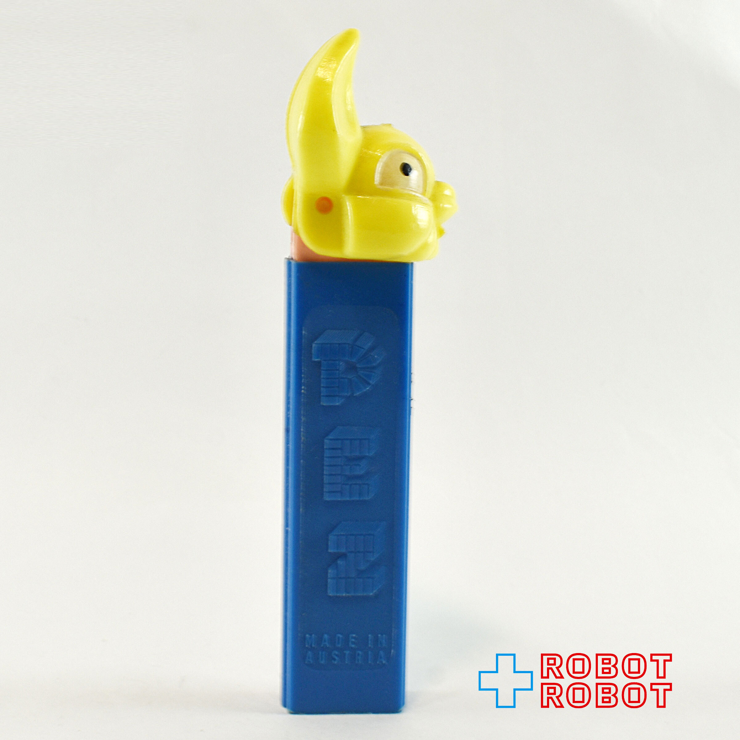PEZ ファット・イヤー・バニー 黄色 足なし 青ステム 入荷写真