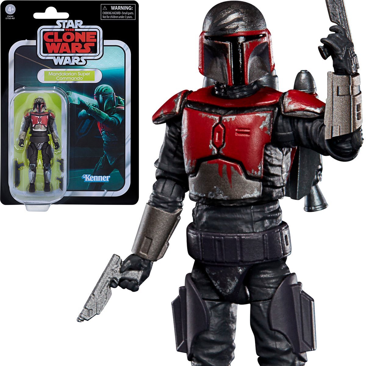 スター・ウォーズ VC243 マンダロリアン・スーパー・コマンドー [クローン・ウォーズ] ヴィンテージコレクション 3.75インチ アクションフィギュア US版 未開封 入荷写真