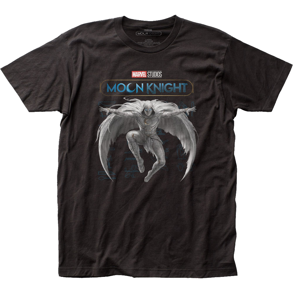 マーベル Tシャツ Marvel Studios Moon Knight Movie Poster Premium Black T-Shirt 入荷写真