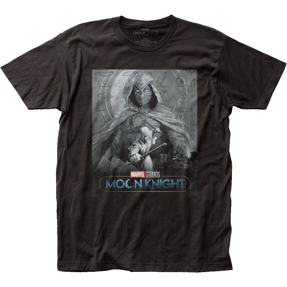 マーベル Tシャツ Marvel Studios Moon Knight Movie Poster Premium Black T-Shirt 入荷写真