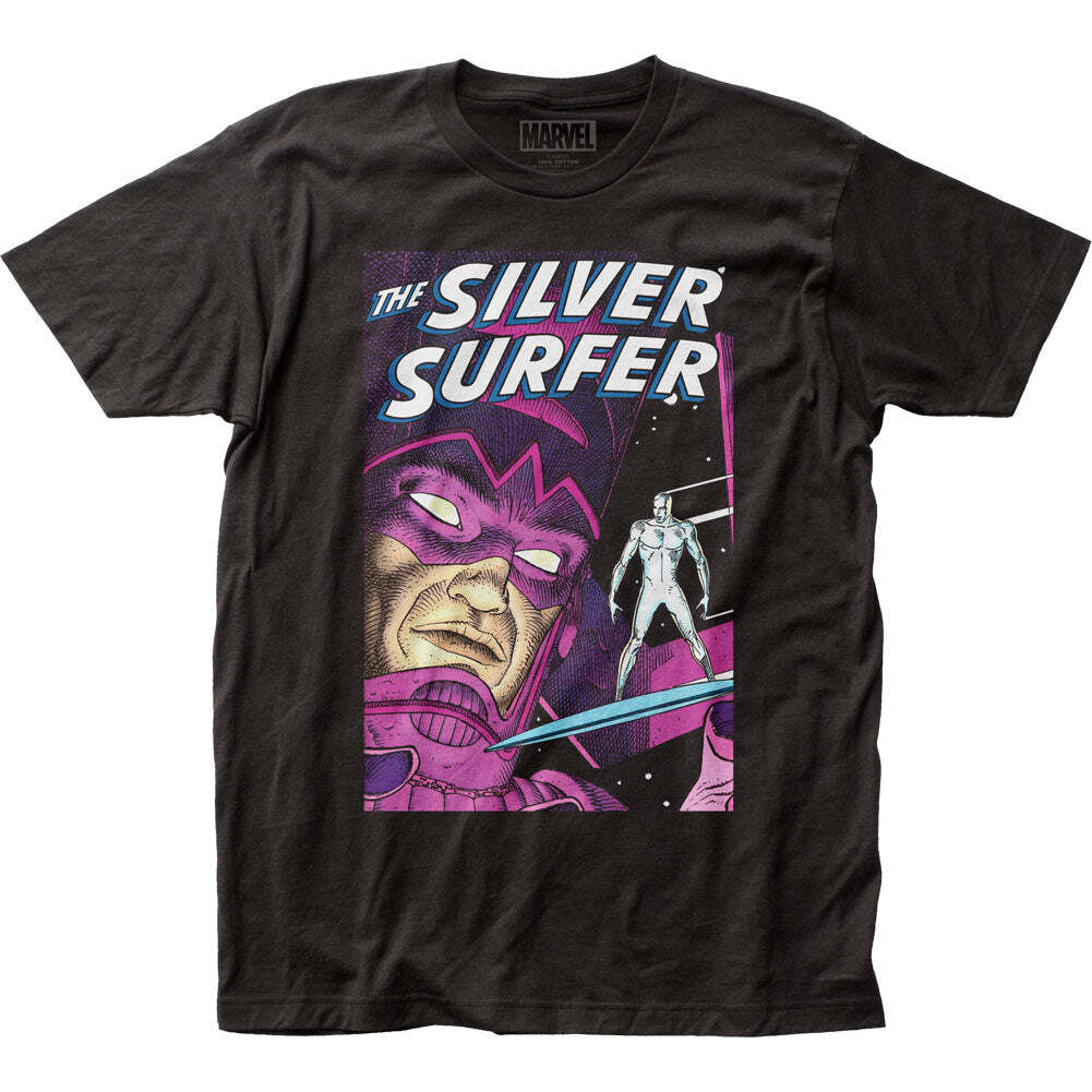 マーベル Tシャツ Marvel Comics Fantastic Four Silver Surfer Parable Premium Black T-Shirt 入荷写真
