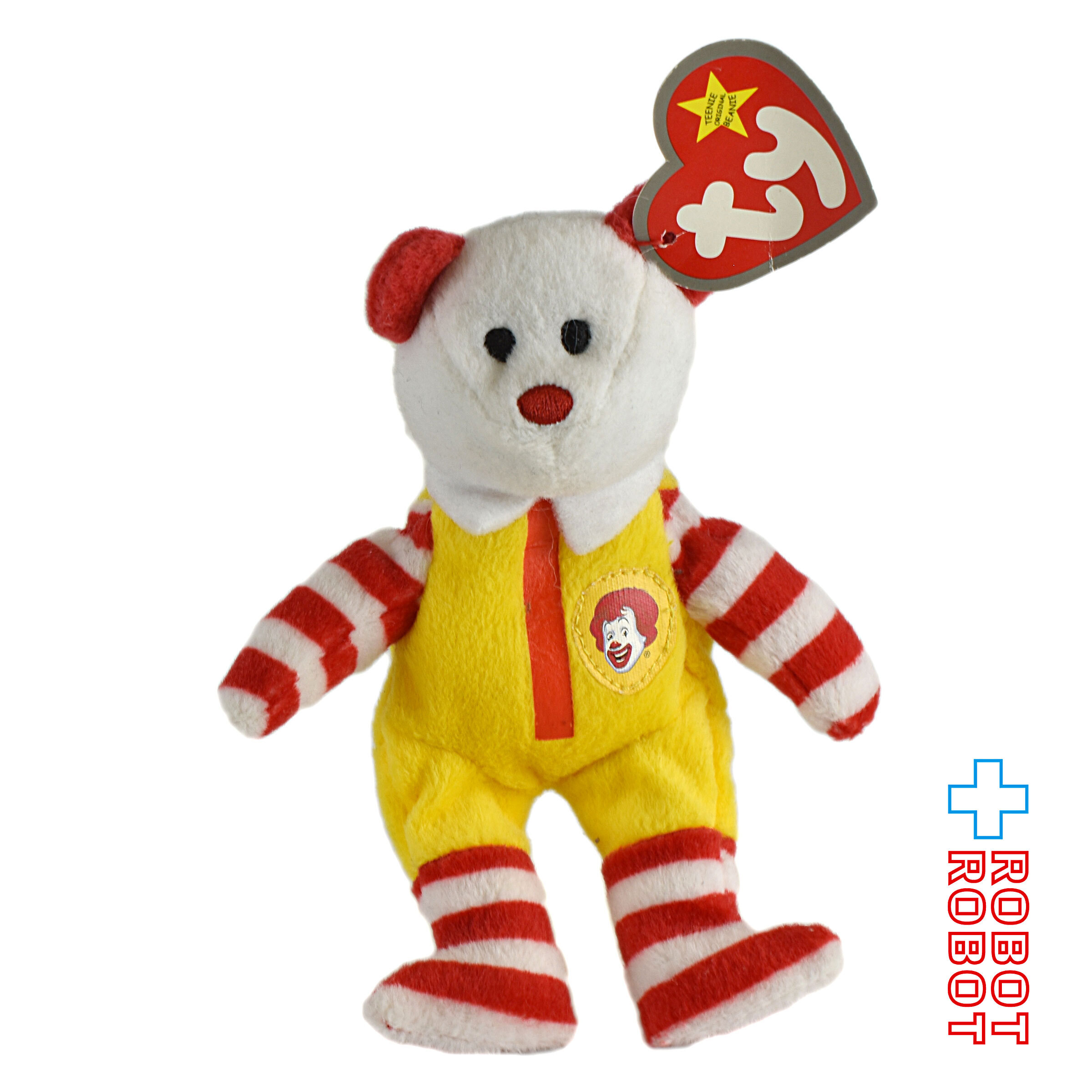 マクドナルド ty #6 ロナルド・ベア ハッピーバースデイ・ 25周年 ビーニー ミニぬいぐるみ人形 ハッピーミールトイ 入荷写真