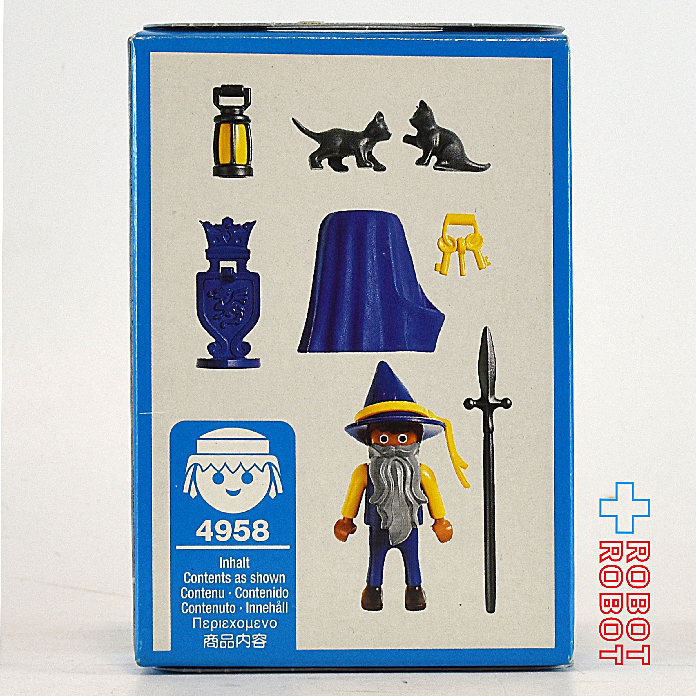 プレイモービル 4958 青い魔法使い 箱入未開封 入荷写真