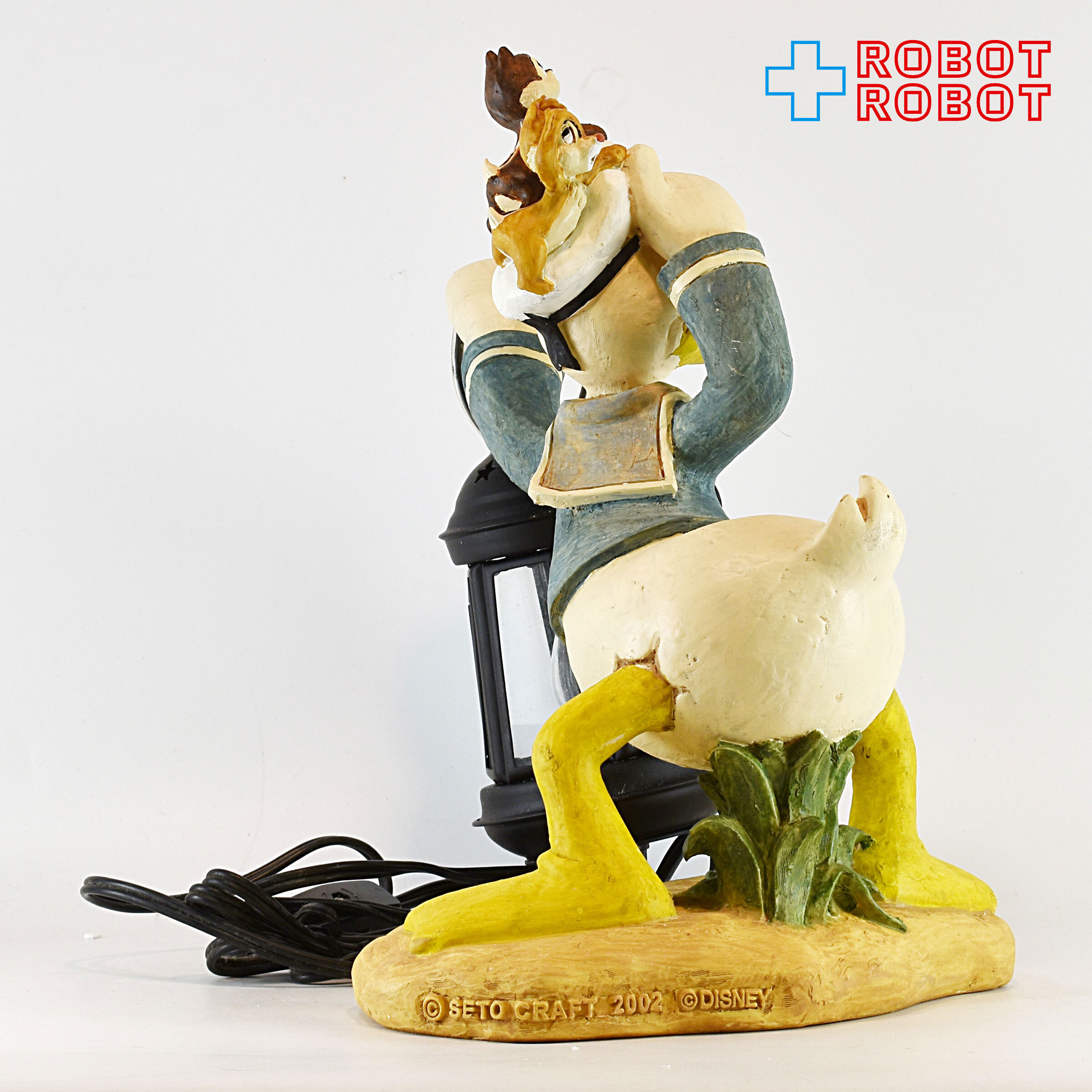 ディズニー ドナルドダック チップ デール フロアーライト セトクラフト 箱入 入荷写真
