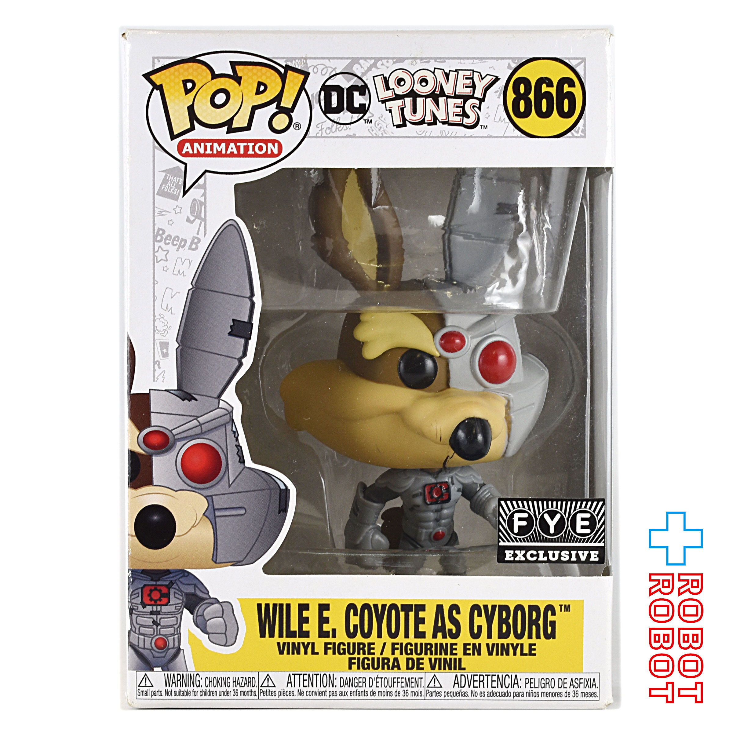 ファンコ POP! 866 DC ルーニー・テューンズ ワイリー・コヨーテ as サイボーグ FYE限定 入荷写真