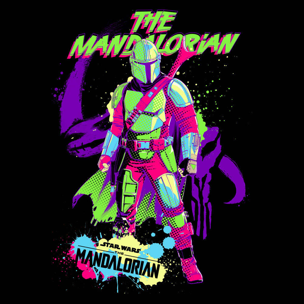 スター・ウォーズ Tシャツ Star Wars Retro Boba Fett Comic Premium Black T-Shirt 入荷写真