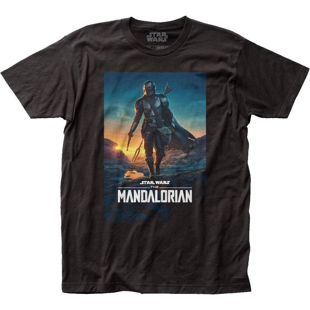 スター・ウォーズ Tシャツ Star Wars The Mandalorian Season 2 Poster Black T-Shirt 入荷写真
