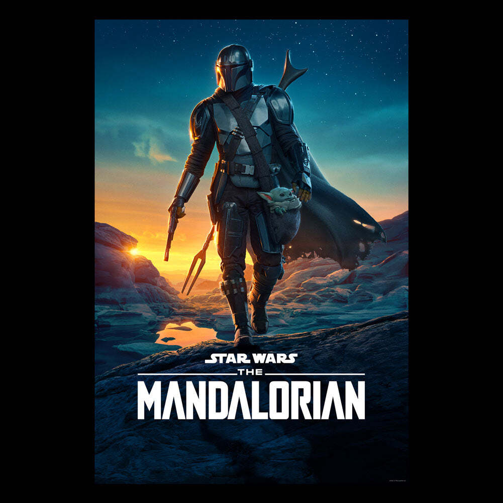 スター・ウォーズ Tシャツ Star Wars The Mandalorian Season 2 Poster Black T-Shirt 入荷写真