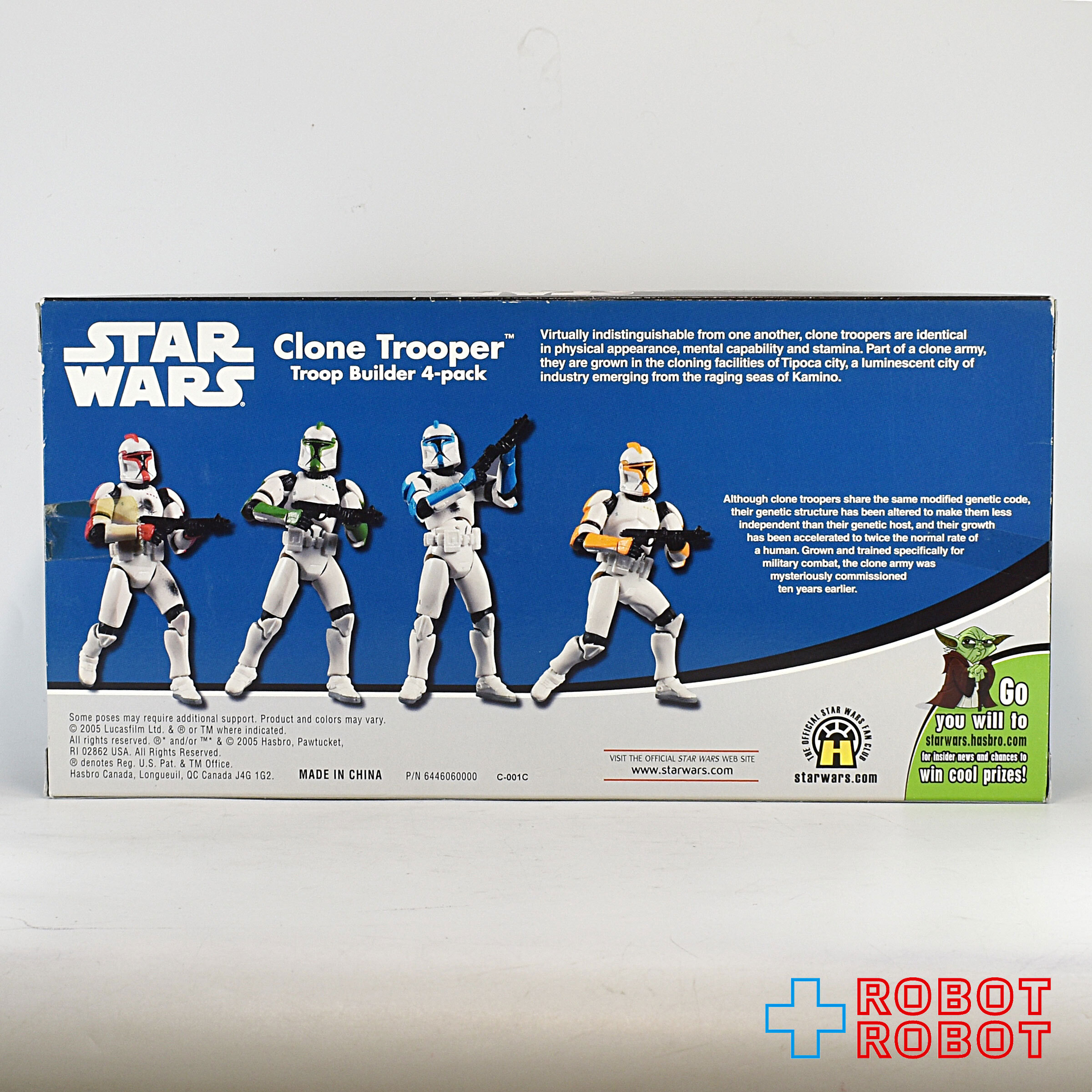 スター・ウォーズ サーガ クローン・トルーパー４パック パート２(カラー版/ダメージ) 箱入未開封 入荷写真