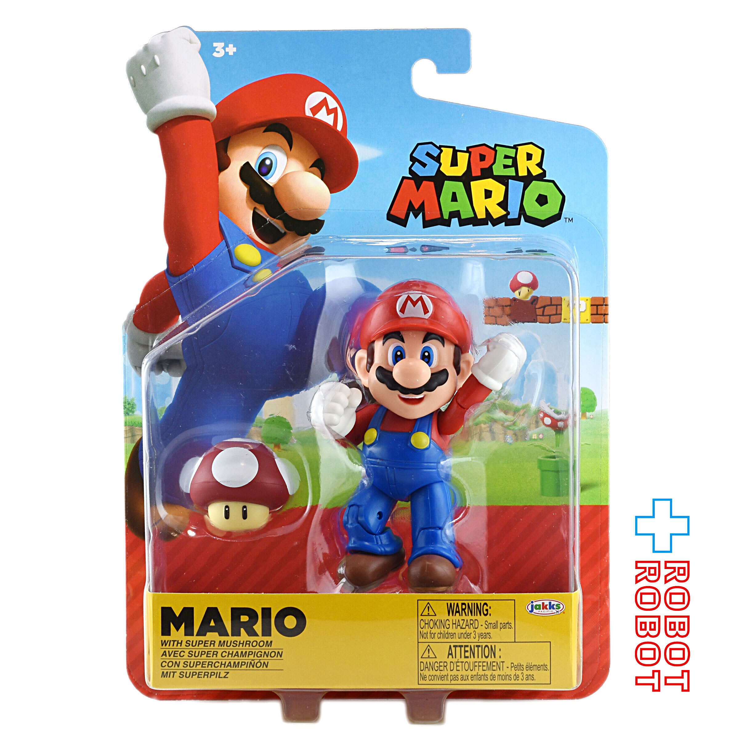 ワールドオブニンテンドー Wave 29 マリオ w/スーパーマッシュルーム 4インチ アクションフィギュア 入荷写真
