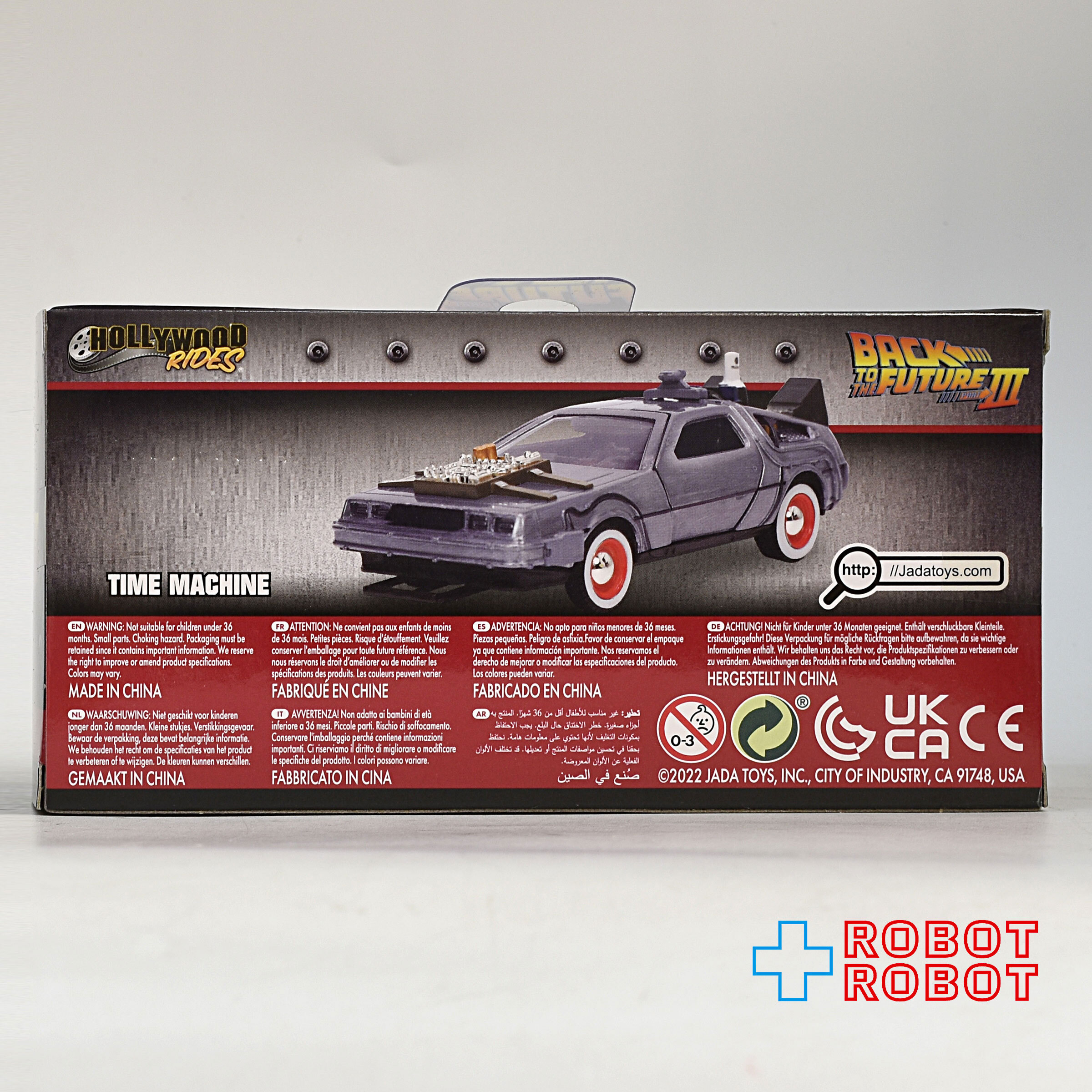 JADA TOYS メタルズ・ダイキャスト 1/32 バック・トゥ・ザ・フューチャー 3 デロリアン 入荷写真