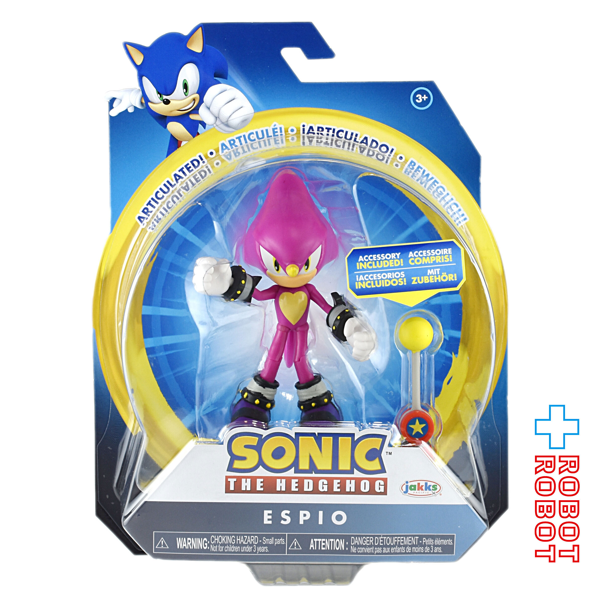 ソニック・ザ・ヘッジホッグ 4インチ アクションフィギュア エスピオ ウェーブ9 未開封 入荷写真