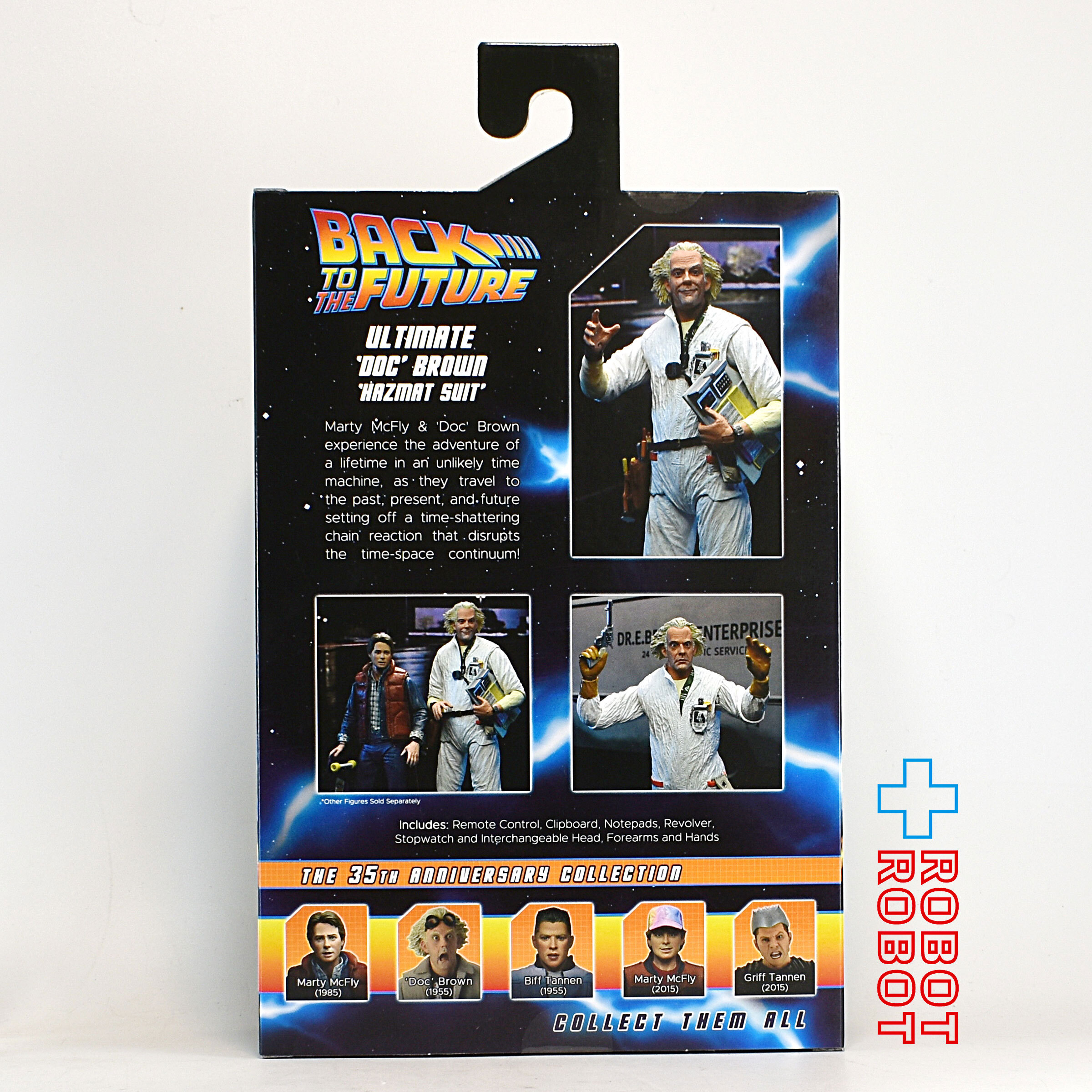 NECA バック・トゥ・ザ・フューチャー ドク エメット・ブラウン 1985 アルティメット 7インチ アクションフィギュア 未開封 入荷写真