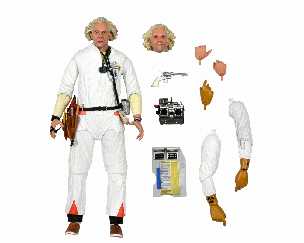 NECA バック・トゥ・ザ・フューチャー ドク エメット・ブラウン 1985 アルティメット 7インチ アクションフィギュア 未開封 入荷写真