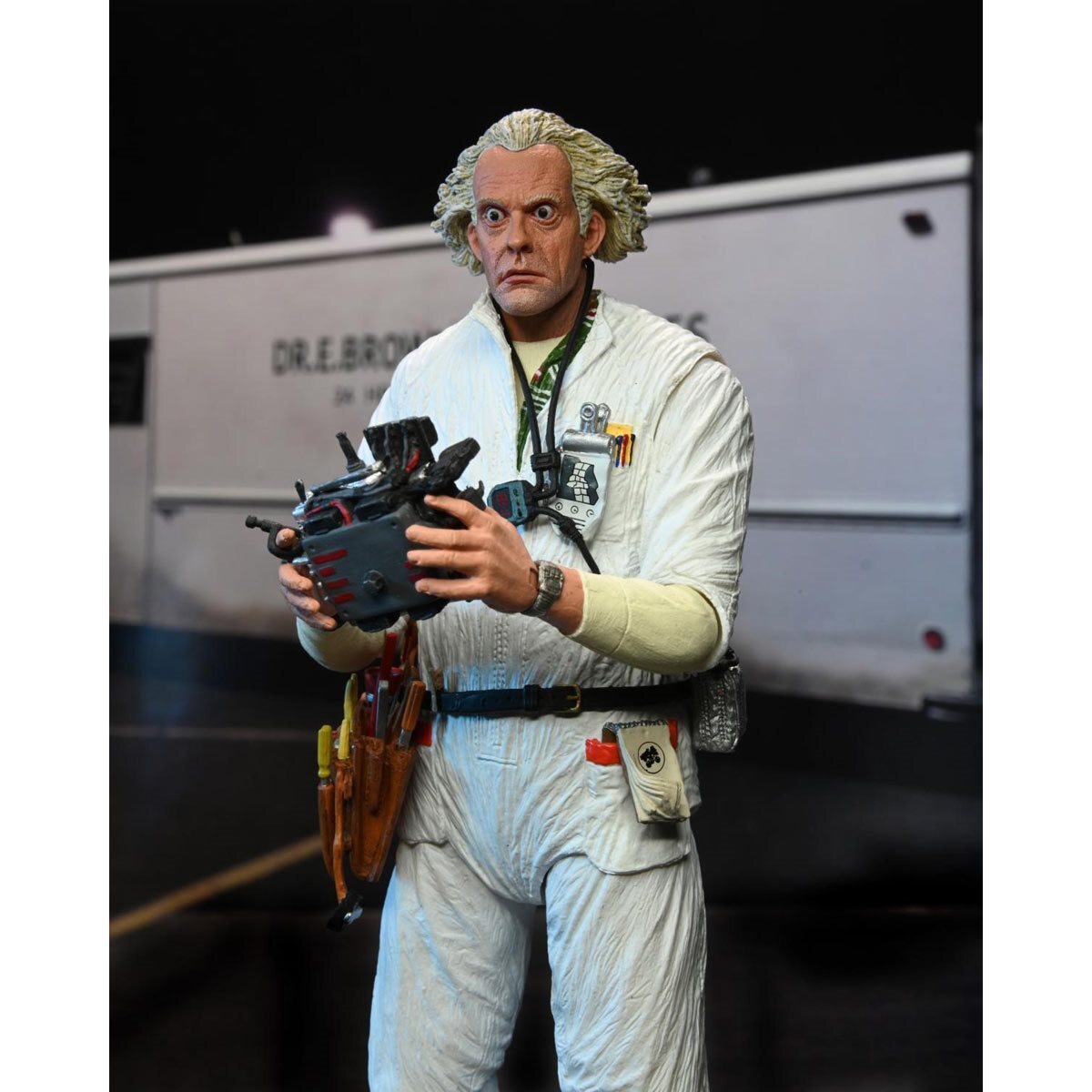 NECA バック・トゥ・ザ・フューチャー ドク エメット・ブラウン 1985 アルティメット 7インチ アクションフィギュア 未開封 入荷写真